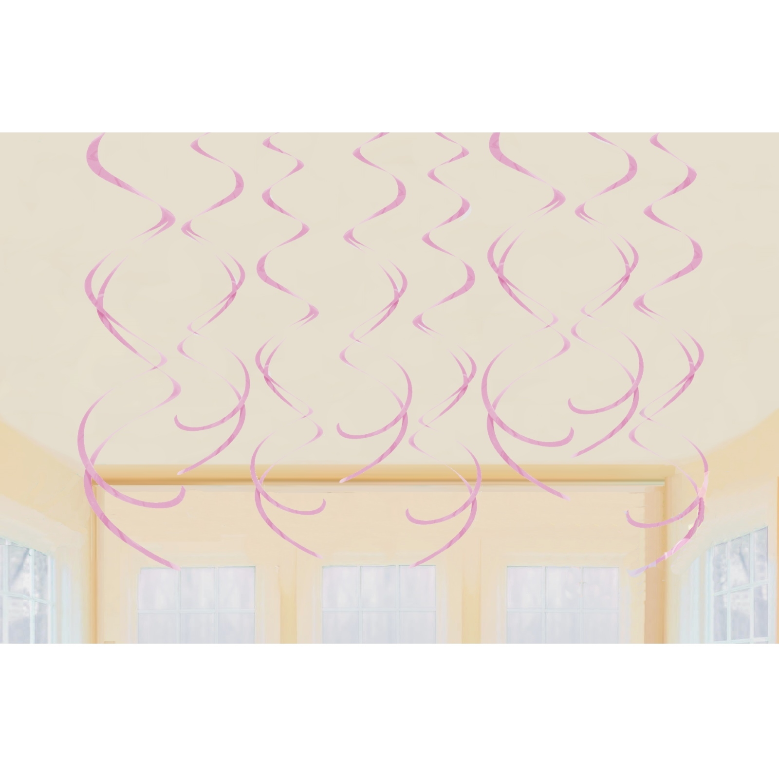 Light Pink Swirls (Pack of 8)