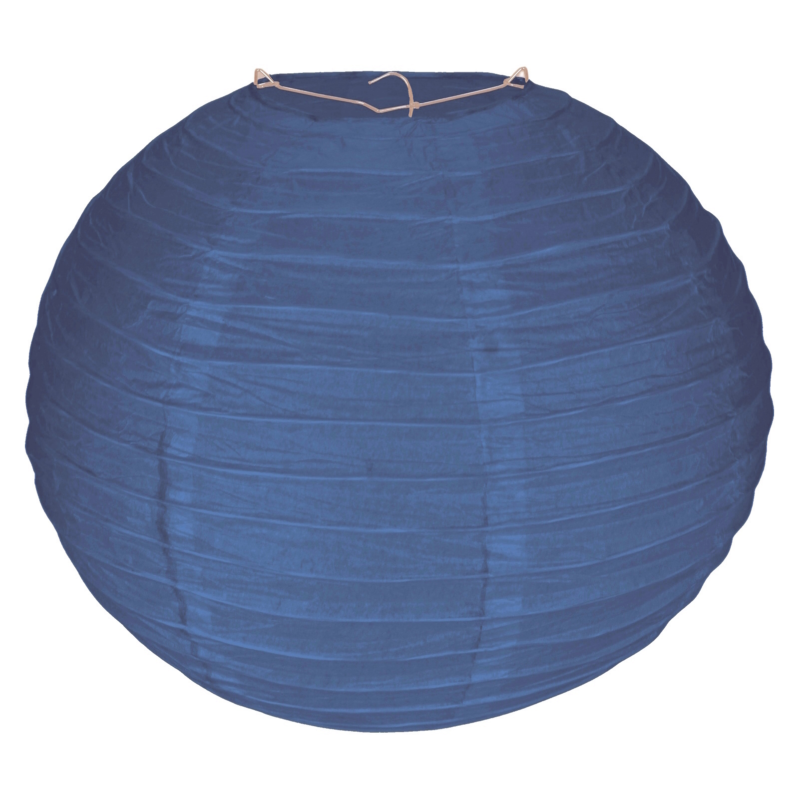 Blue Round Paper Lantern 30cm