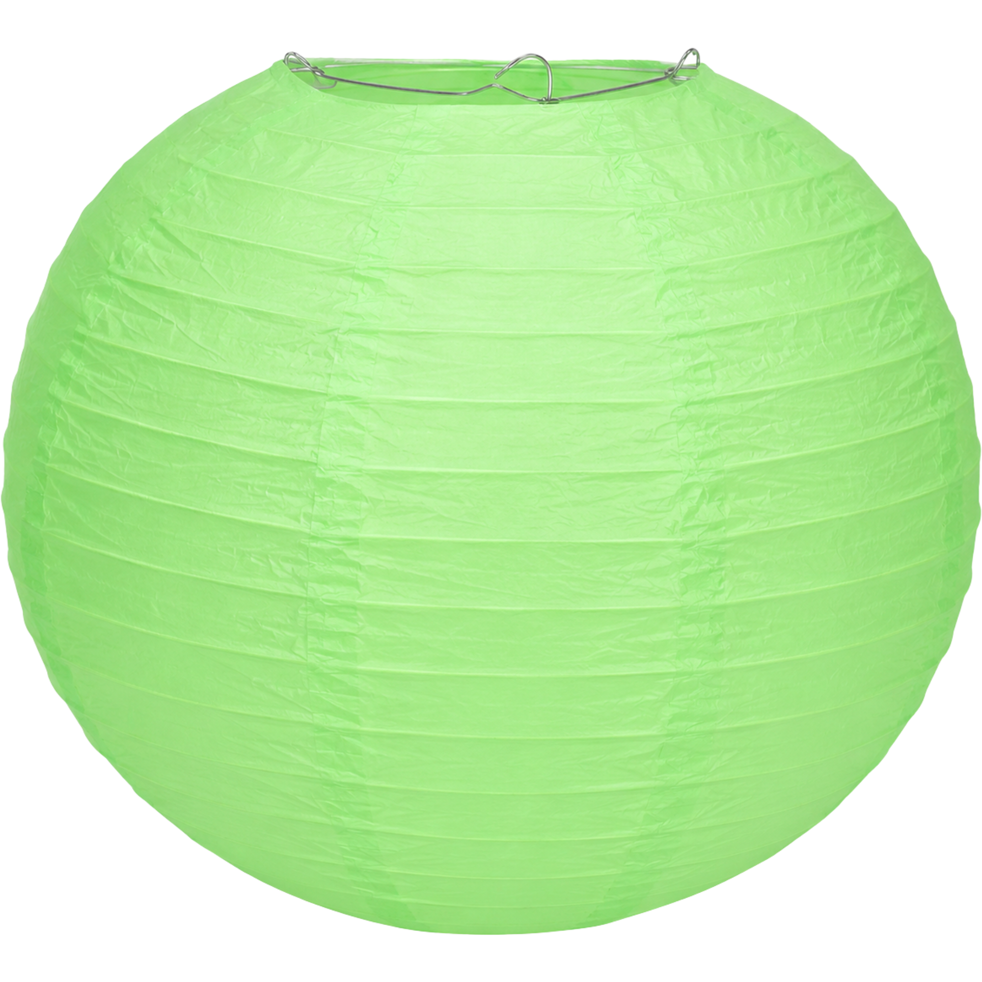 Lime Green Round Paper Lantern 30cm 