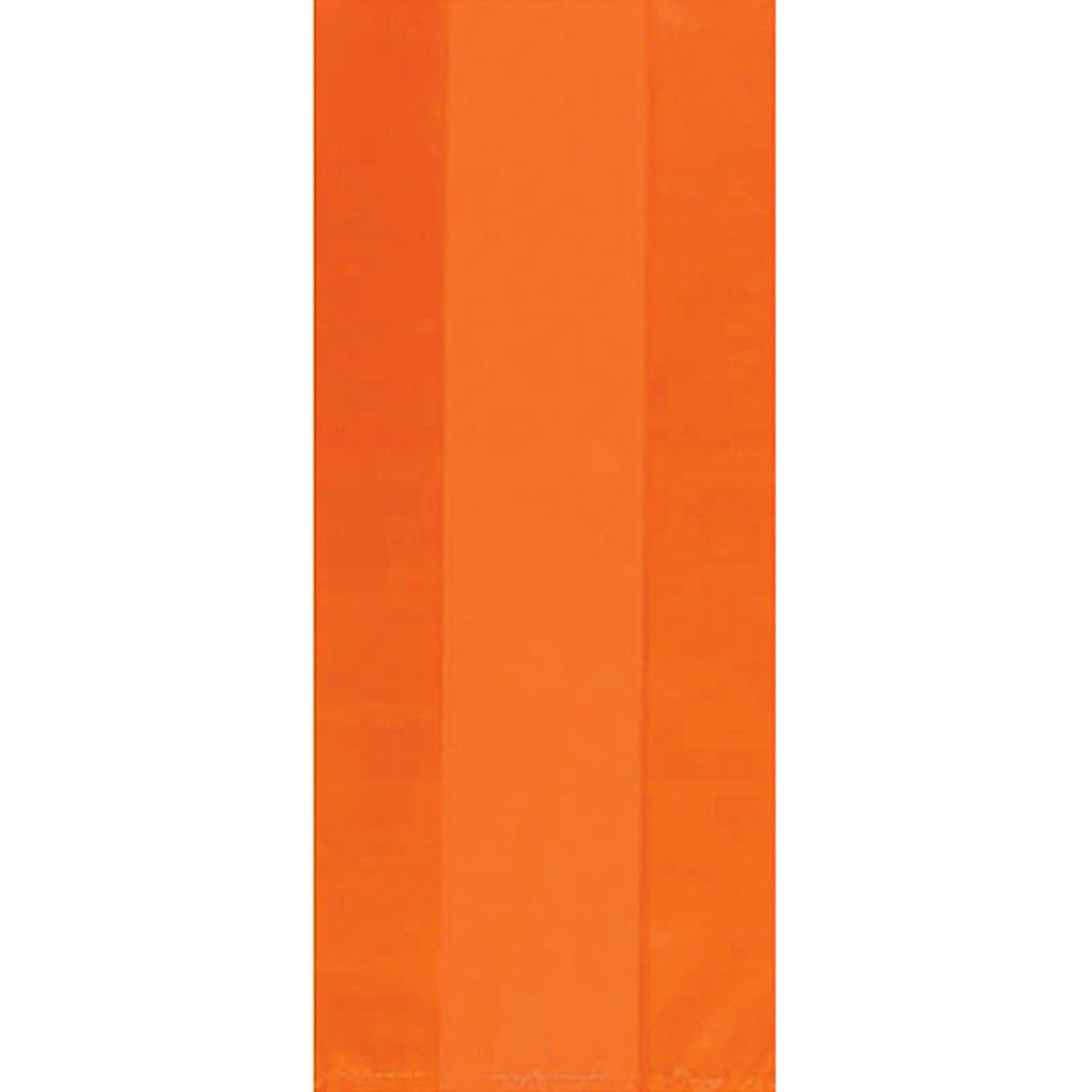 Orange Plastic Lolly/Treat Bags (Pack of 25)