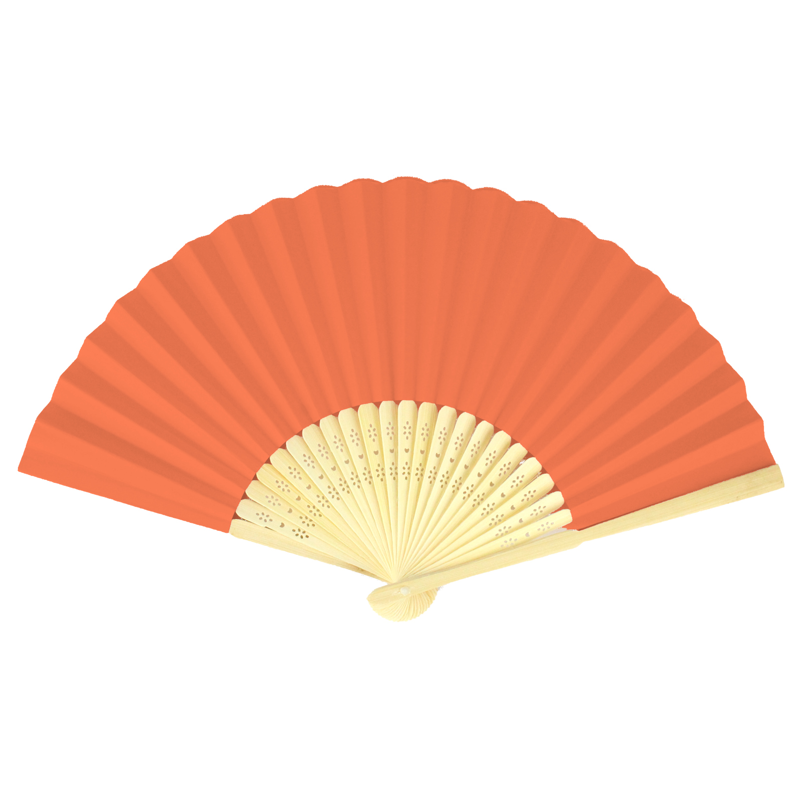 Orange Paper Fan 