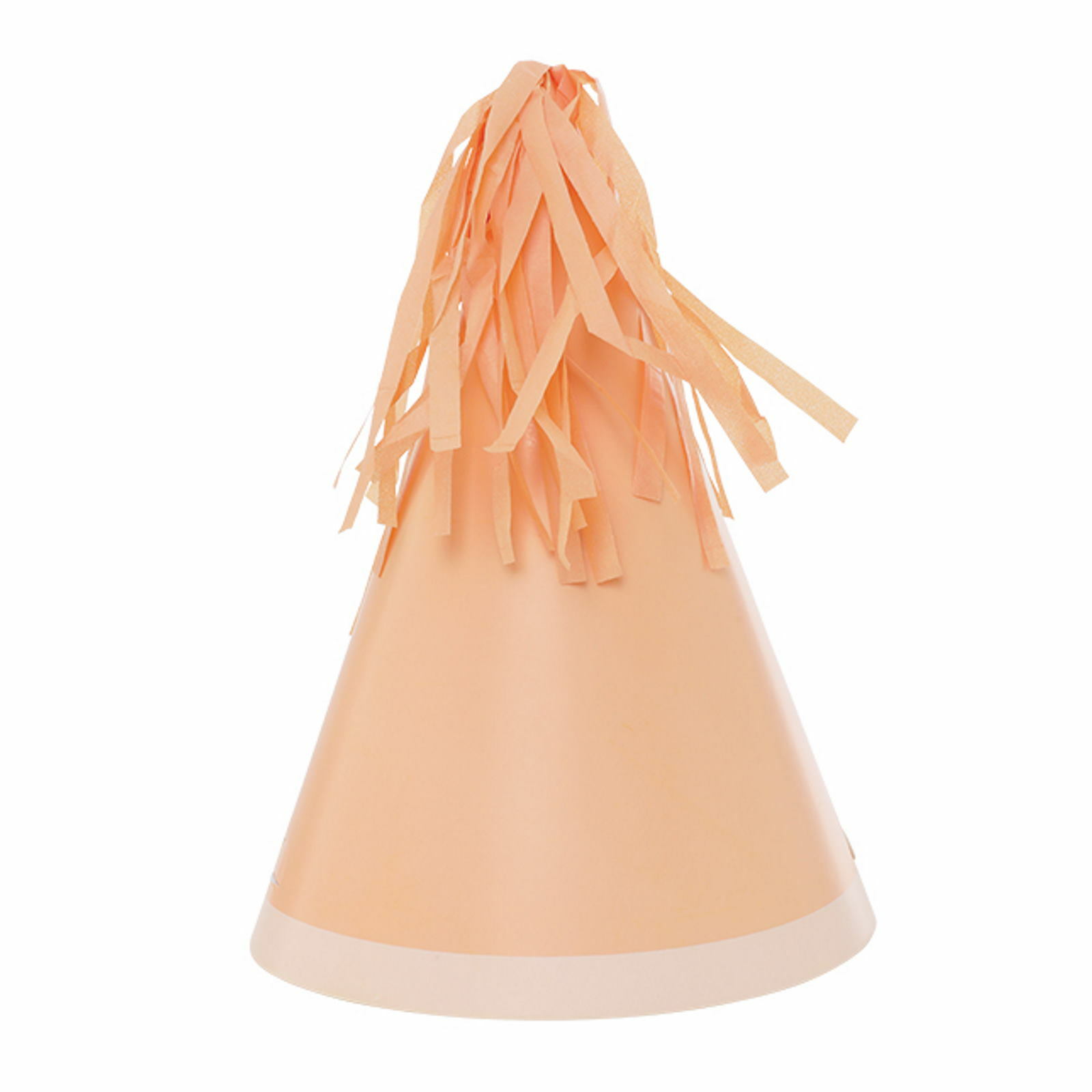 Pastel Coral Tassel Topper Party Hats (Pack of 10)