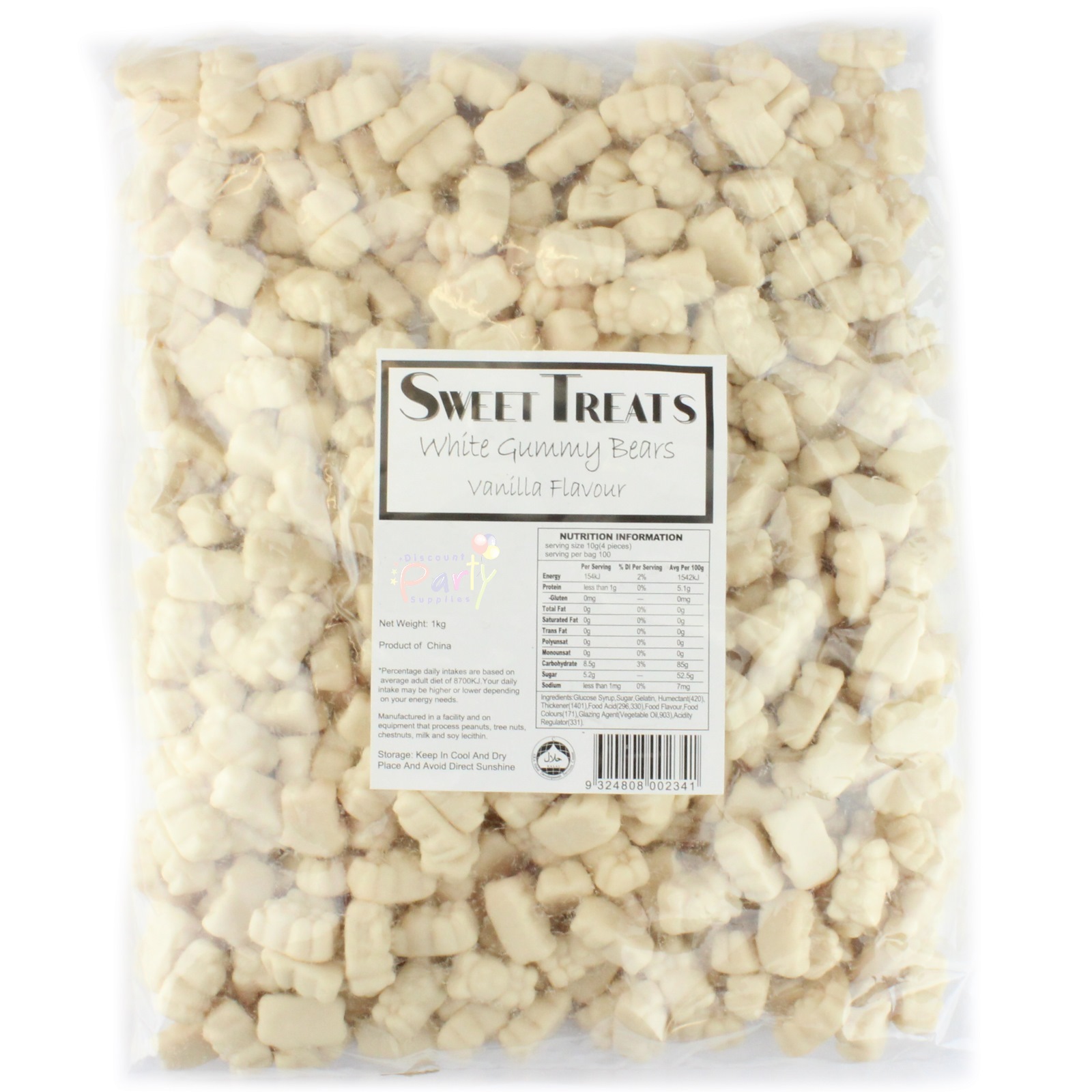 White Gummy Bears (1kg)