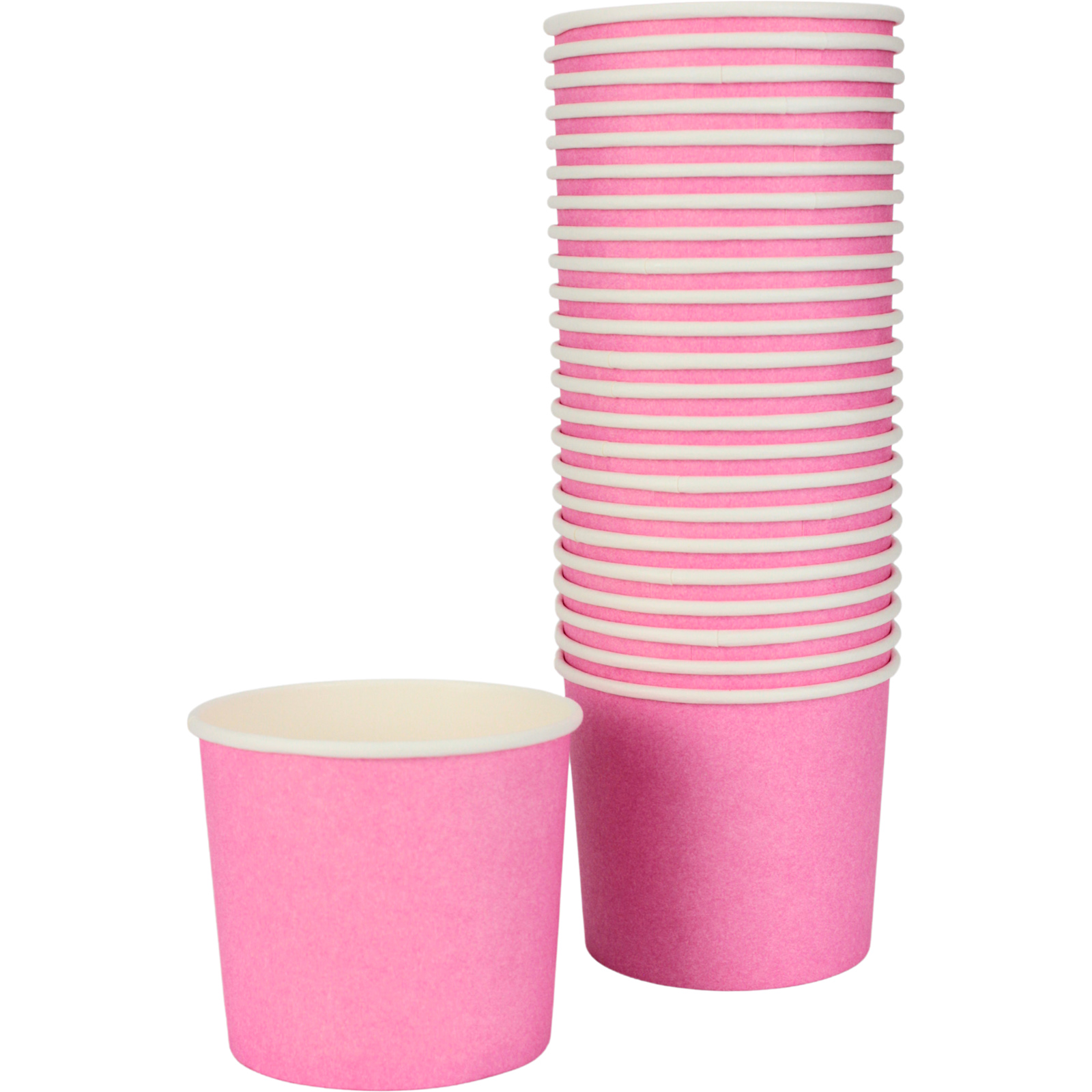 Pink Ice Cream Cups 354ml (Pack of 24)