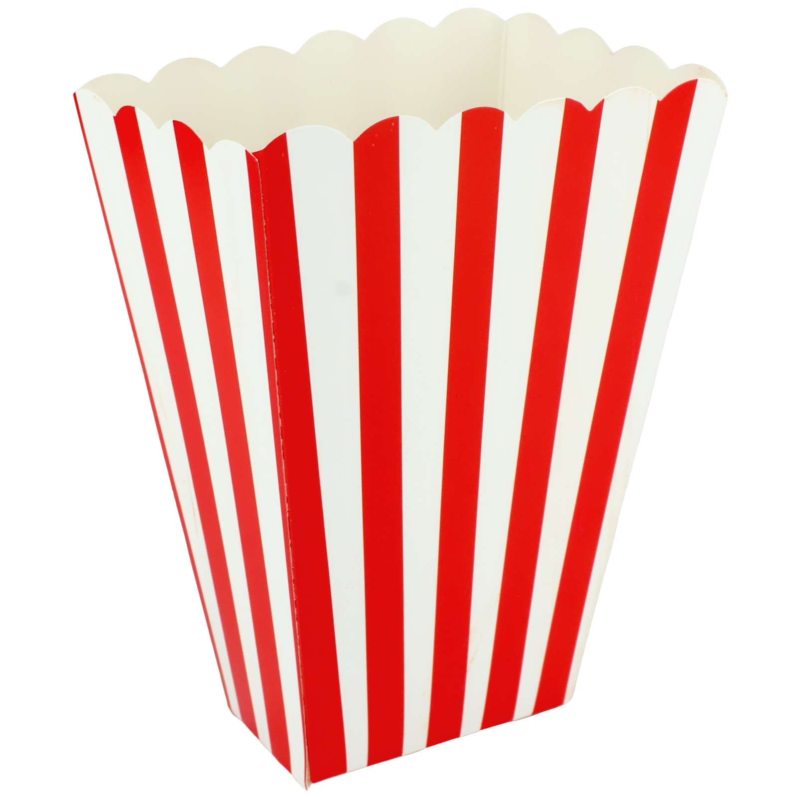Red Stripe Popcorn Boxes (Pack of 6)