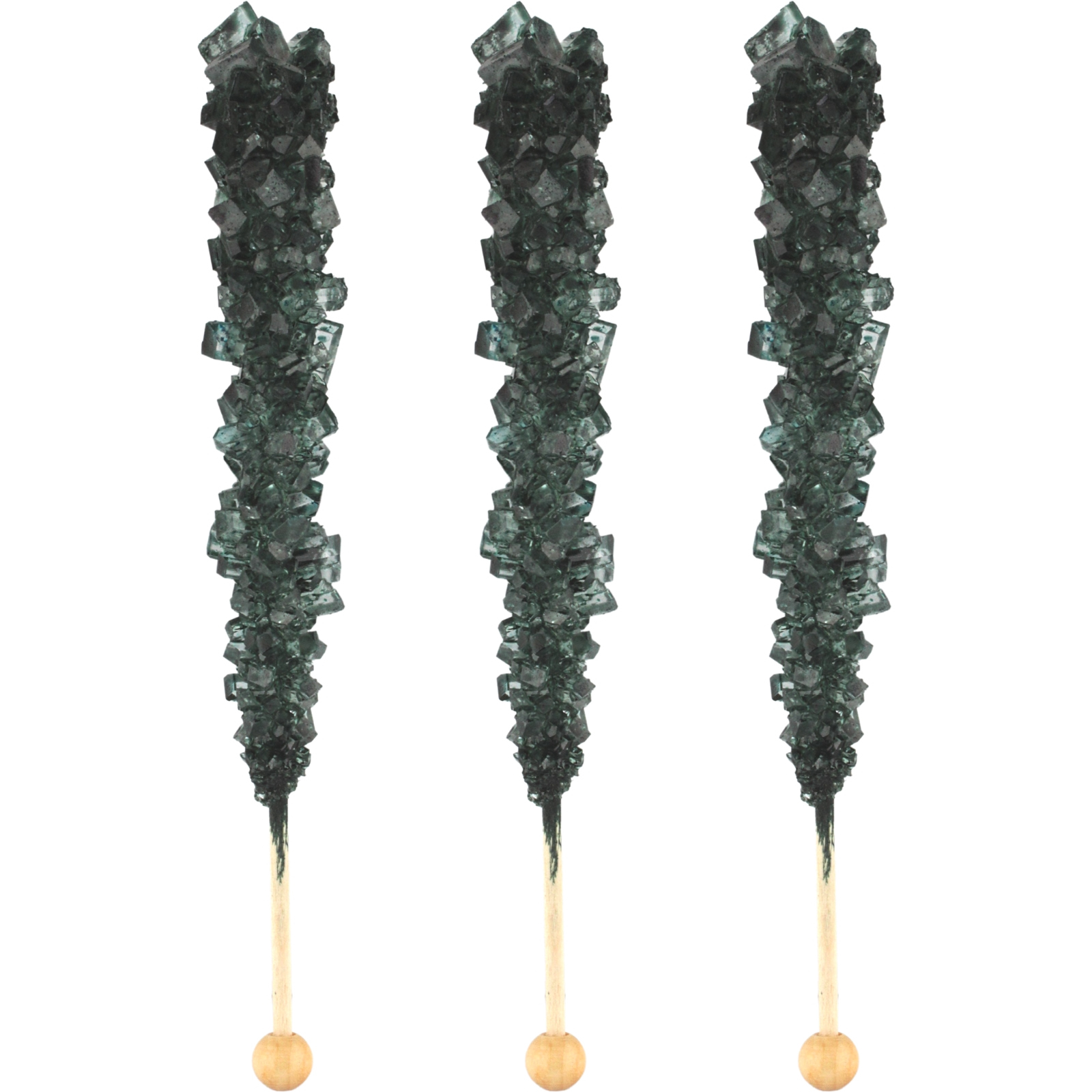 Black Crystal Lolly Sticks (Pack of 6)