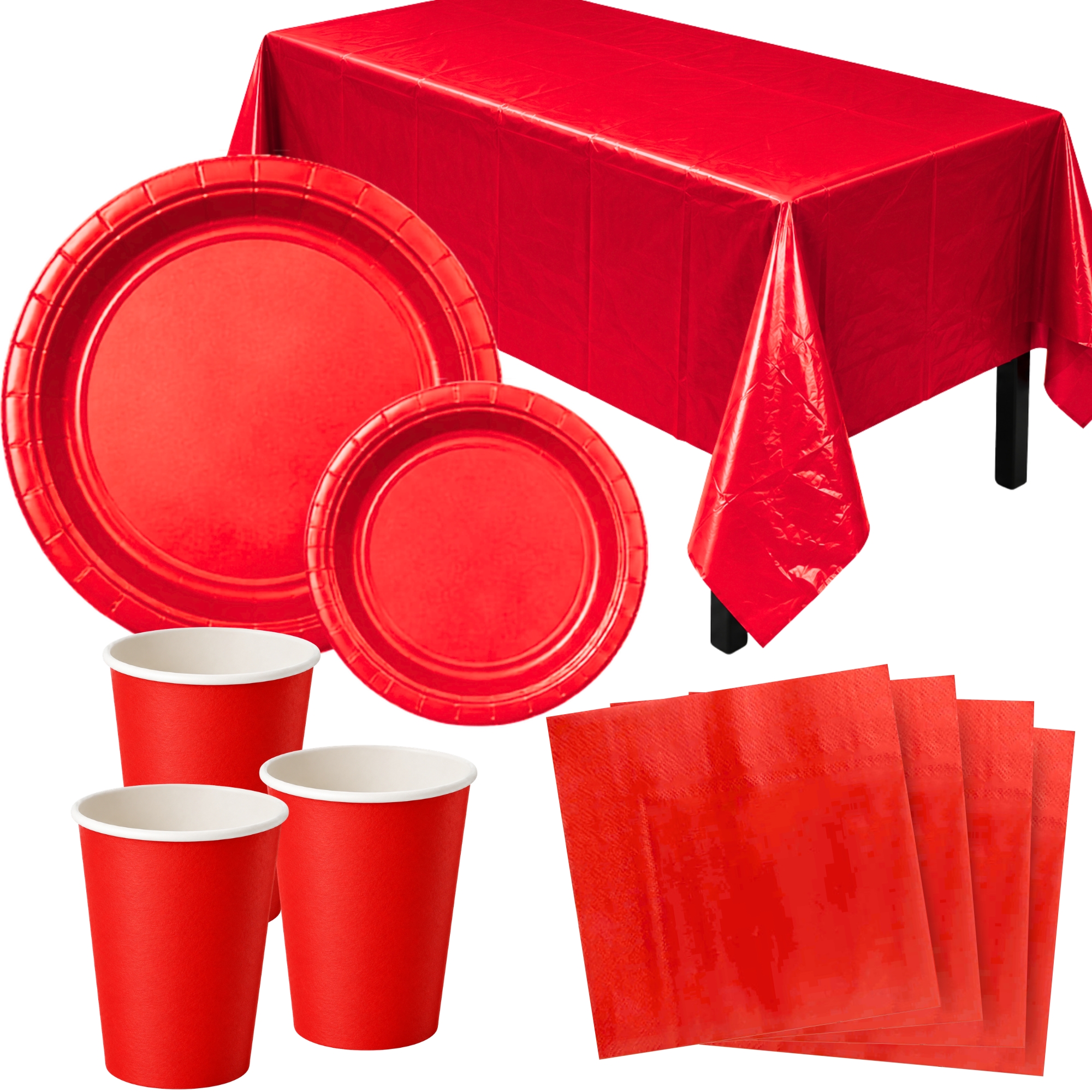 Red Party Pack (For 12 Guests)  