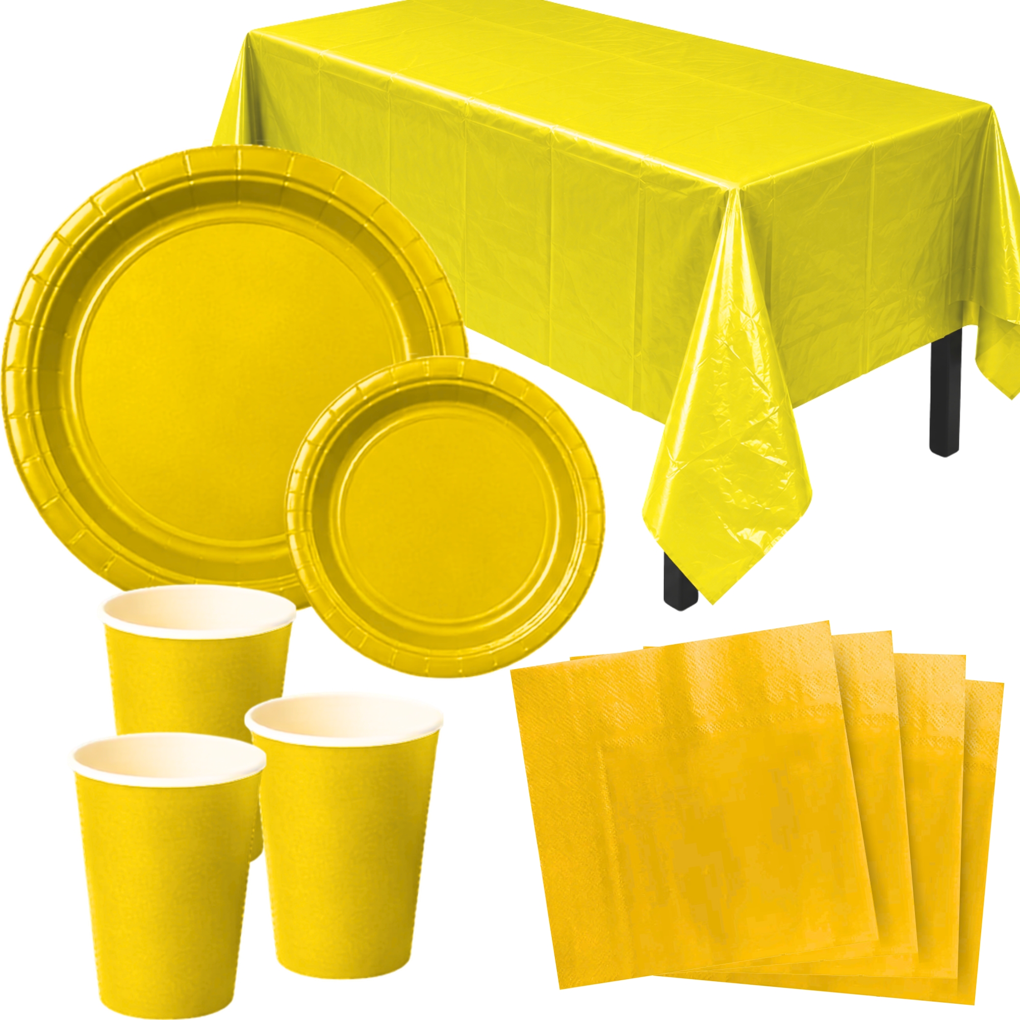 Yellow Party Pack (For 12 Guests) 
