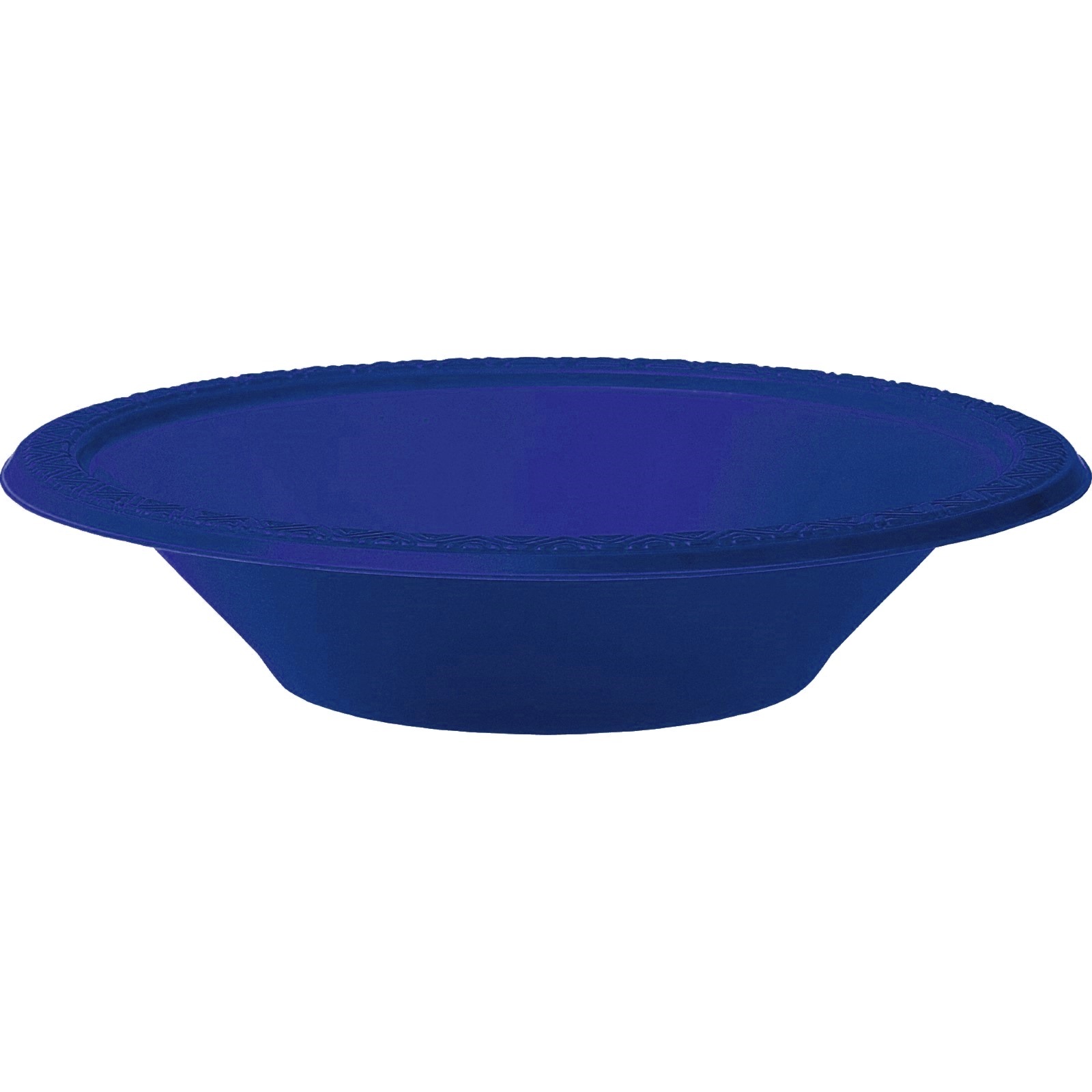 True Navy Blue Plastic Bowls (Pack of 8)