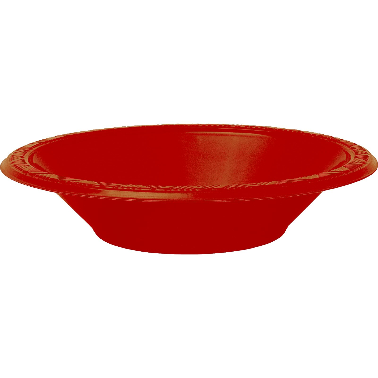 Red Plastic Bowls (Pack of 8)
