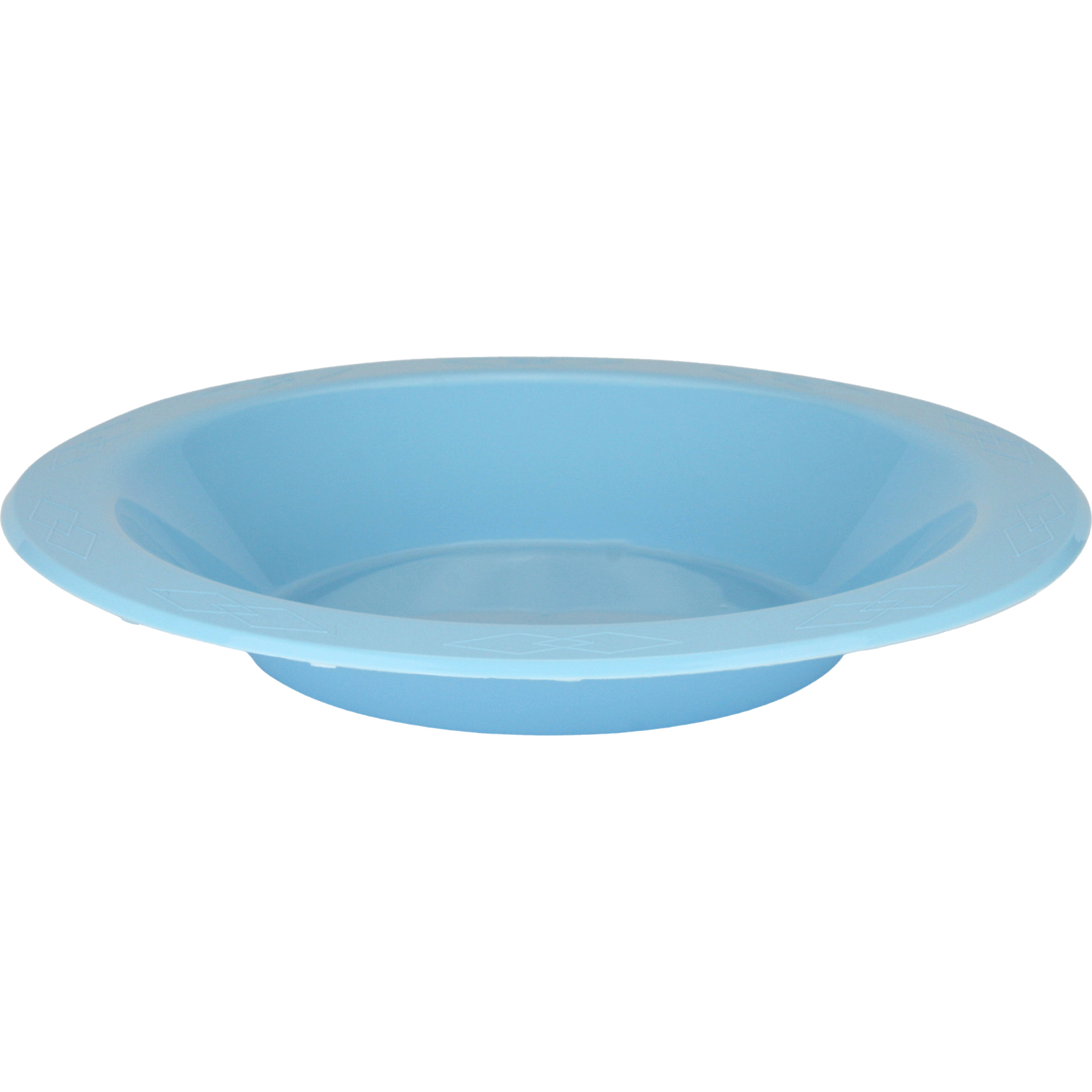 Ice Light Blue 18cm Plastic Reusable Bowls (Pack of 20)
