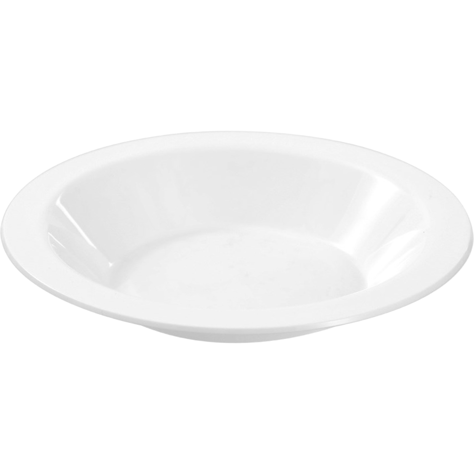 Lemon & Lime White Plastic Reusable Bowls 18cm (Pack of 25) 