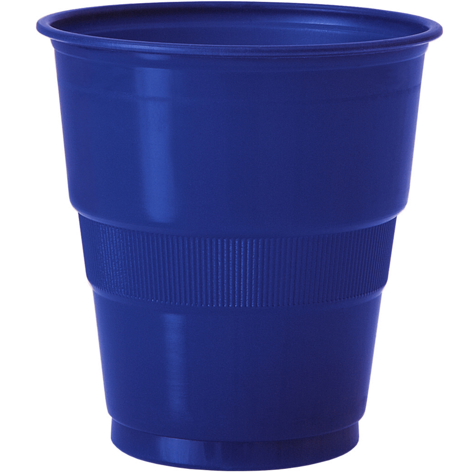 Sapphire Blue Plastic Cups (Pack of 12)