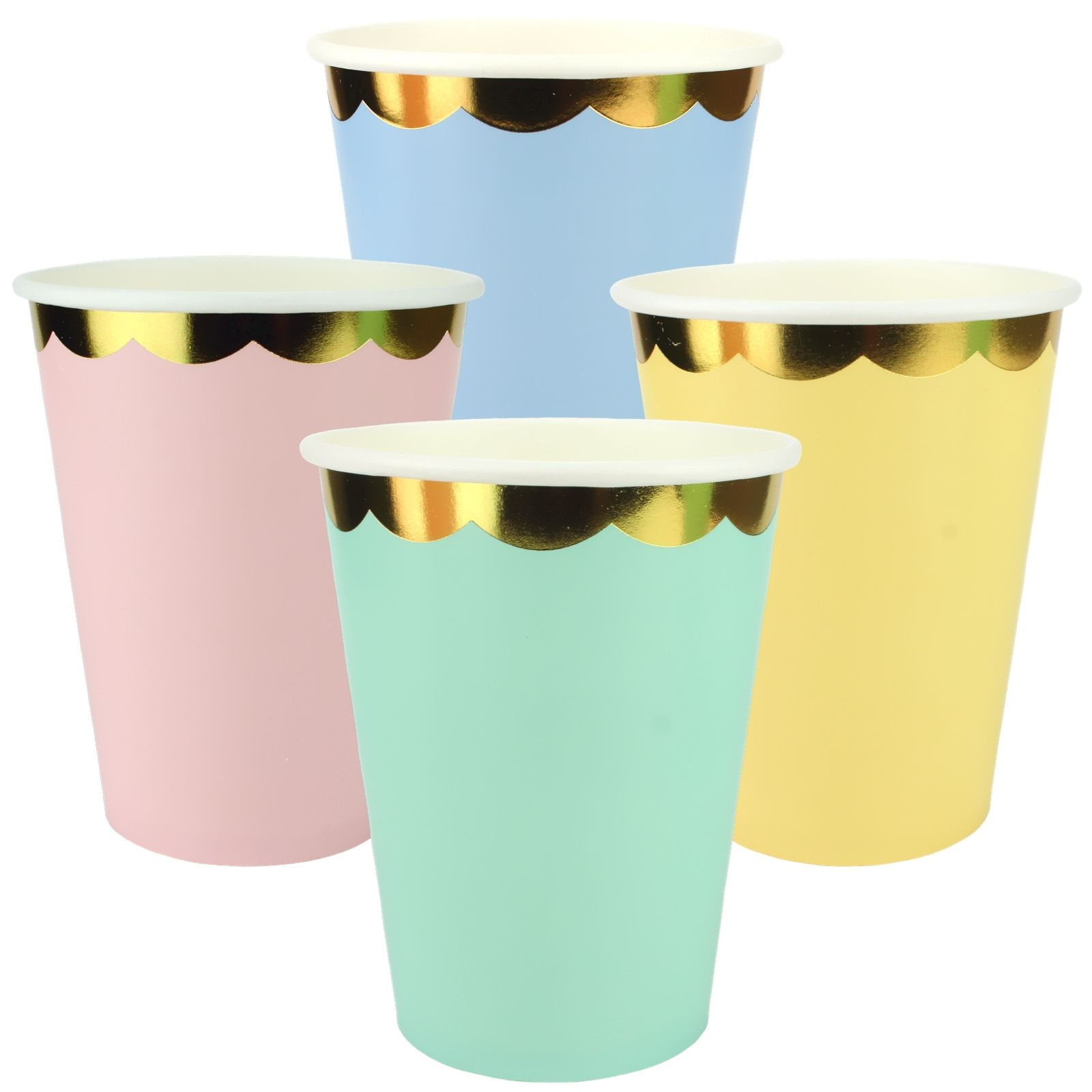 Spring Pastel Paper Cups (Pack of 8)