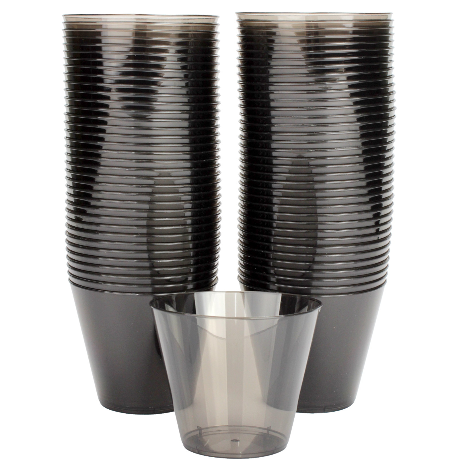Black Plastic Tumbler Cups (Pack of 72)