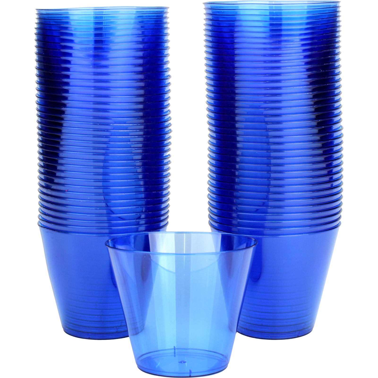 Royal Blue Plastic Tumbler Cups (Pack of 72)