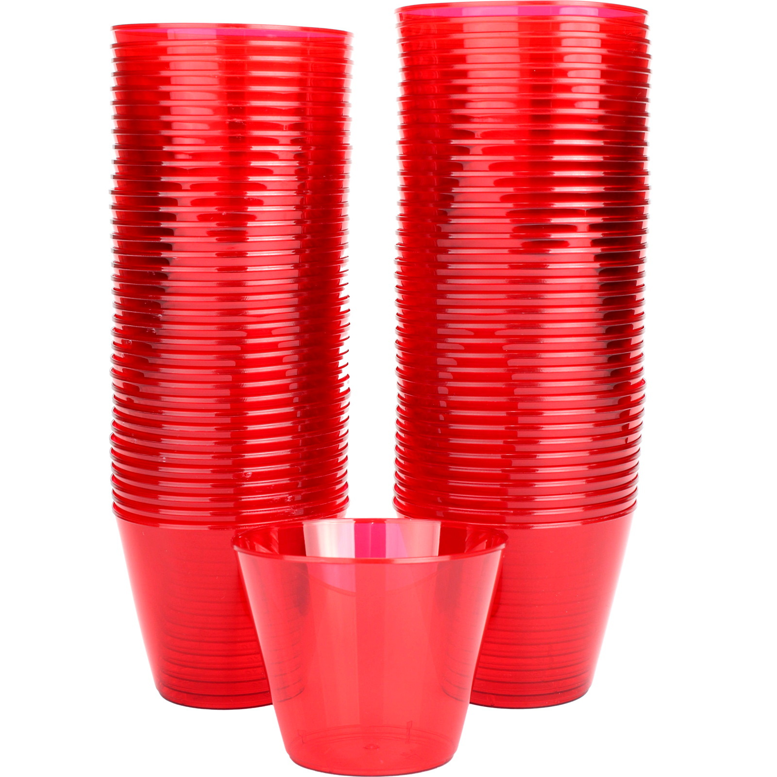 Red Plastic Tumbler Cups (Pack of 72)