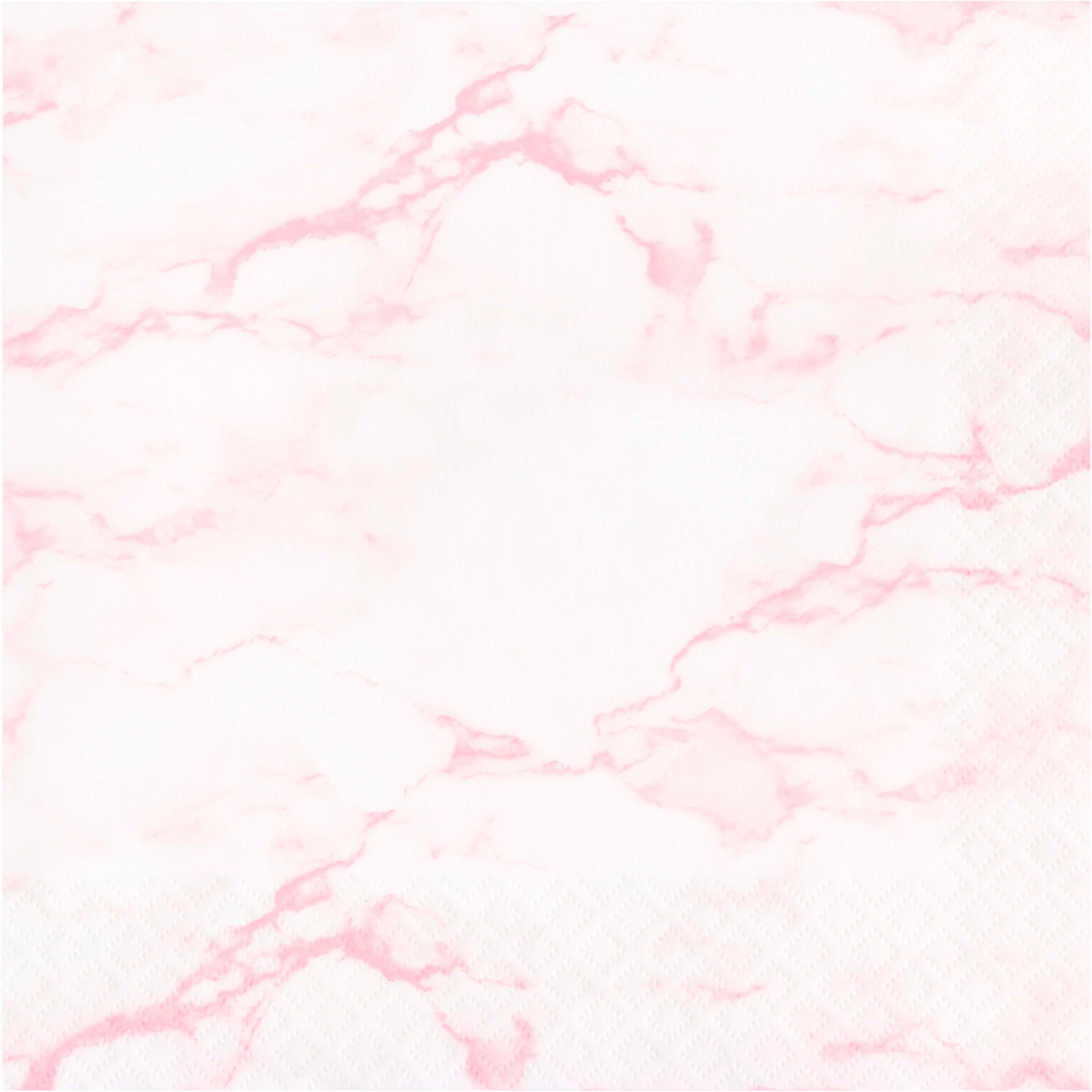 Pink Marble Large Napkins / Serviettes (Pack of 16) 