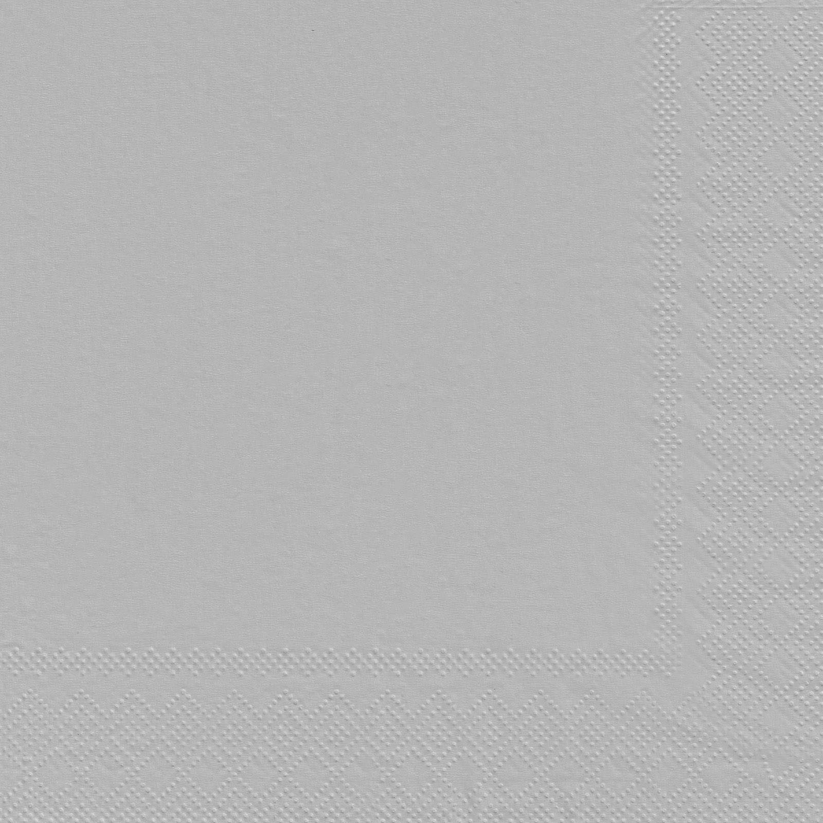 Silver Large Paper Napkins / Serviettes (Pack of 20)