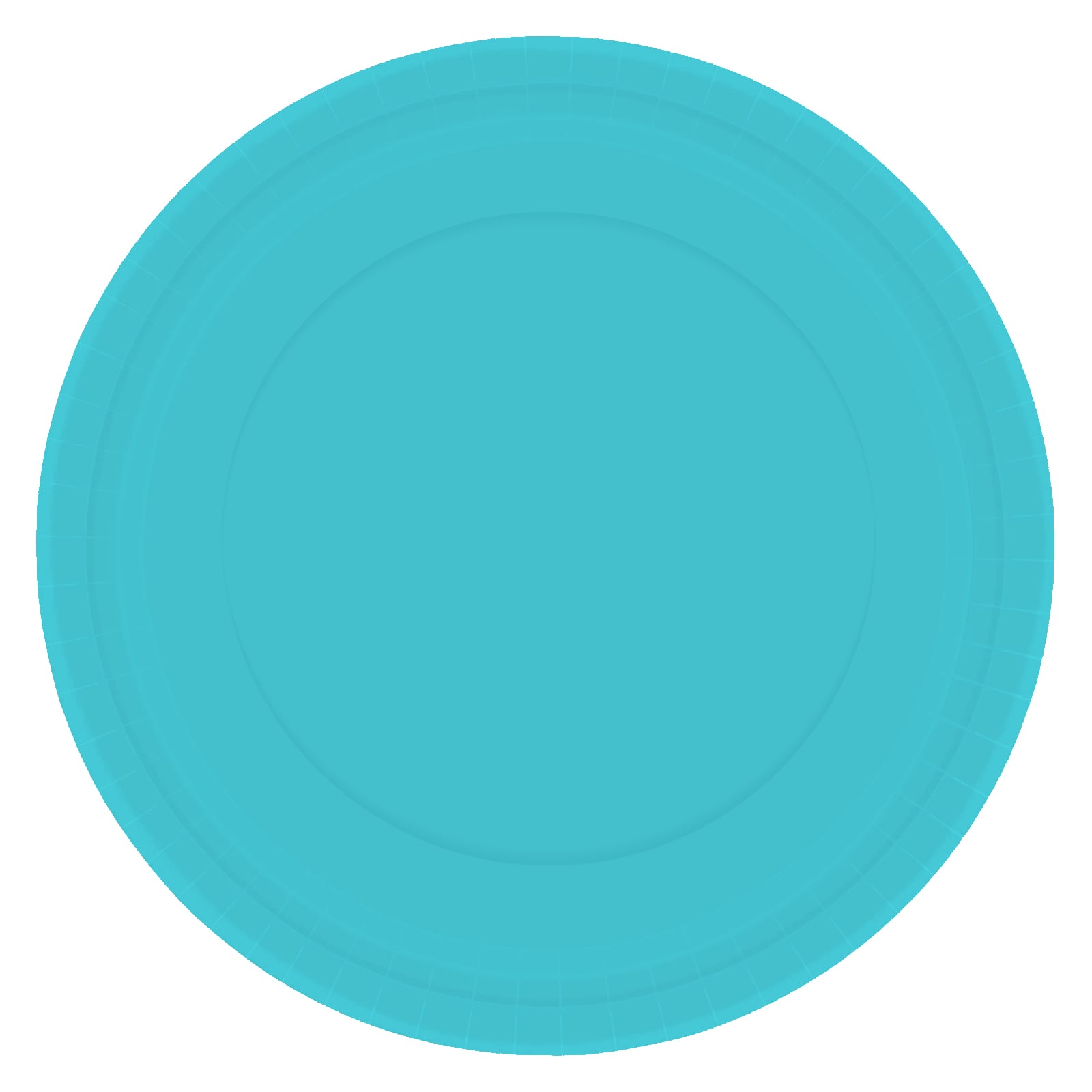 Caribbean Blue 23cm Round Paper Plates NPC (Pack of 20)