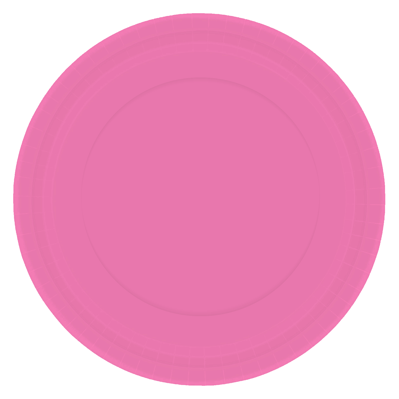 Bright Pink 23cm Round Paper Plates NPC (Pack of 20)