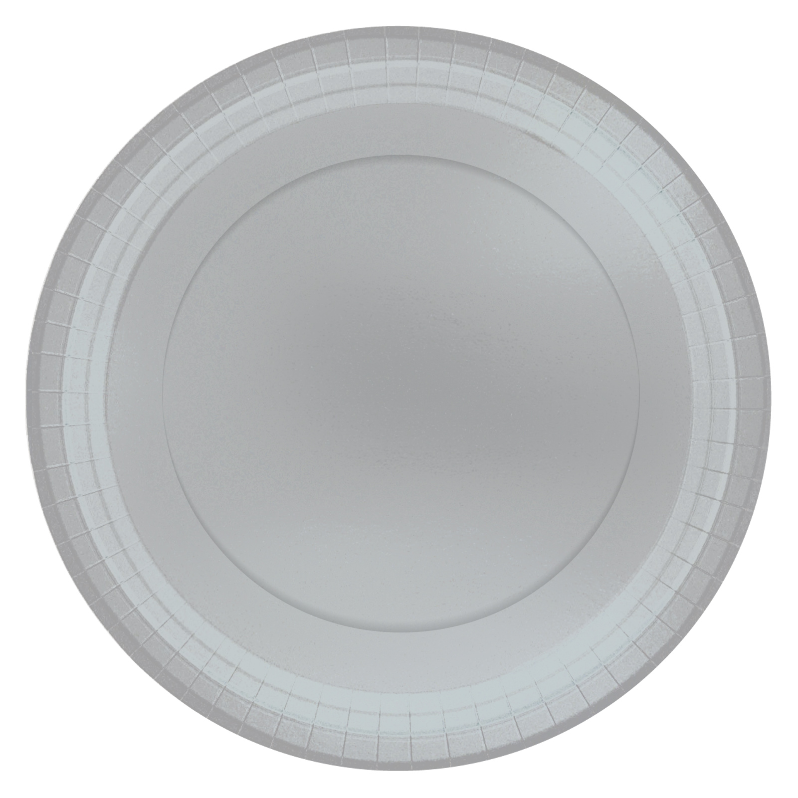 Silver 23cm Round Paper Plates NPC (Pack of 20)