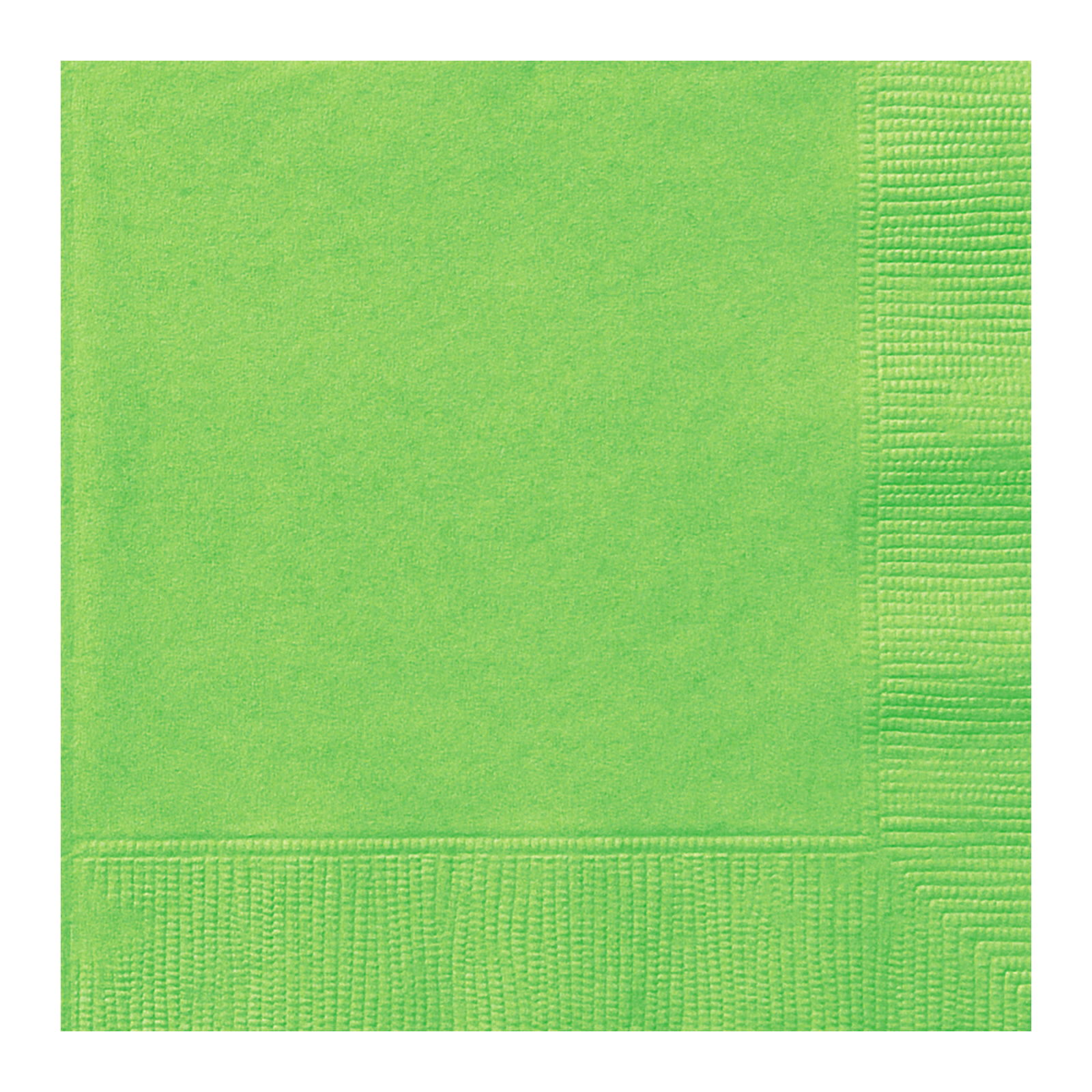 Lime Green Small Napkins / Serviettes (Pack of 50)