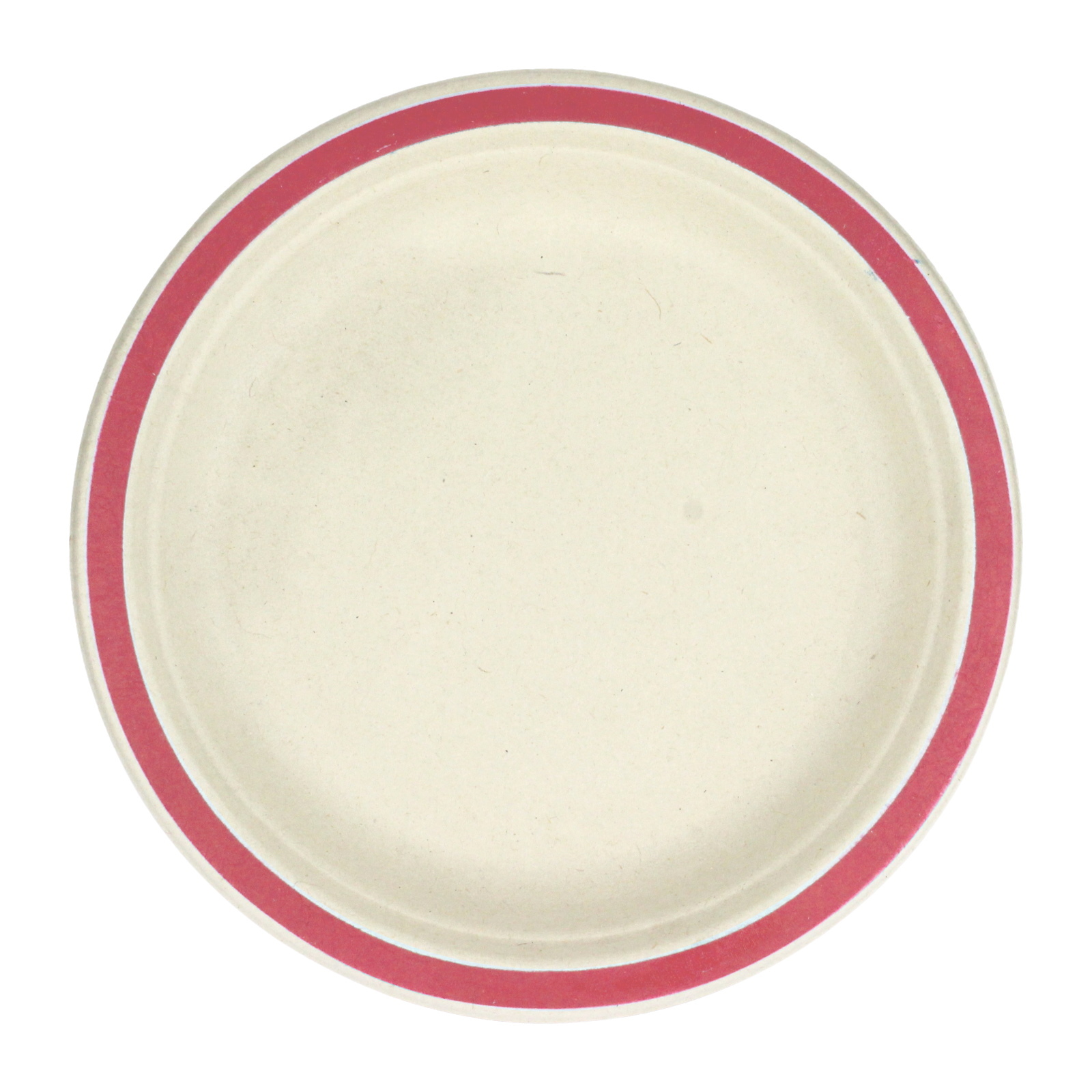 Red Rim Sugar Cane Small Plates (Pack of 10)