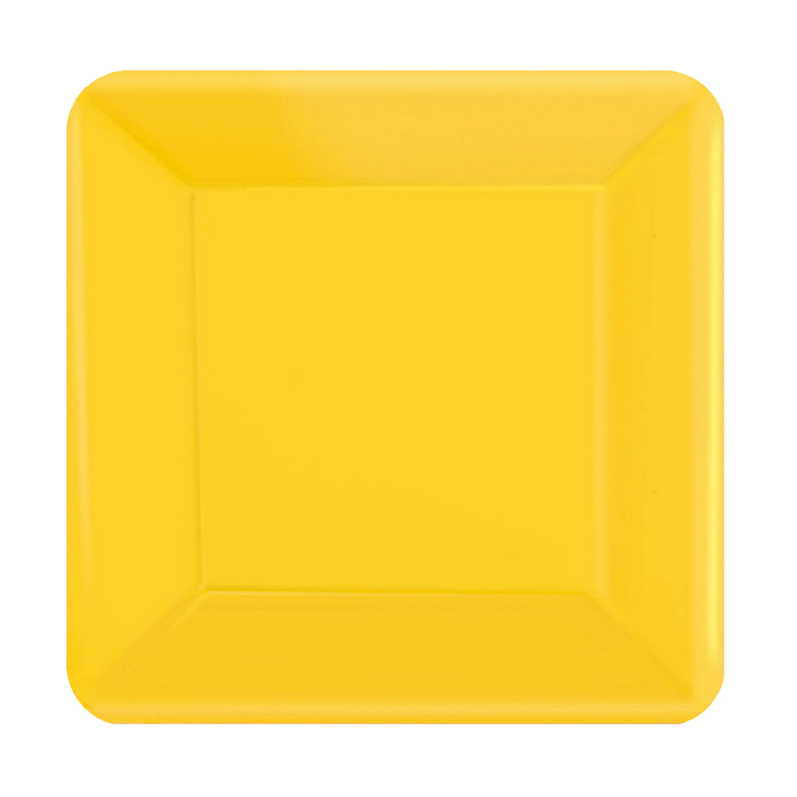 Yellow Sunshine 17cm Square Paper Plates NPC (Pack of 20)