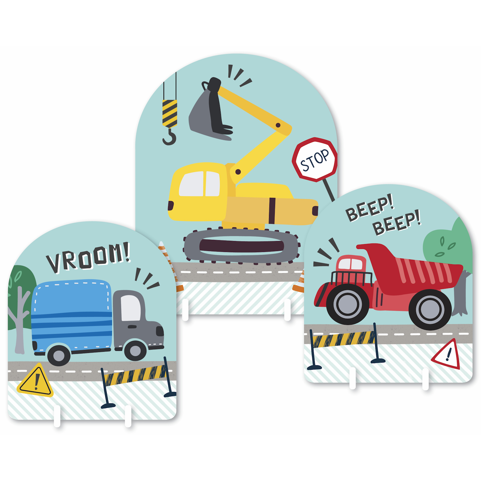 Construction Road Works Party Table Decorating Kit