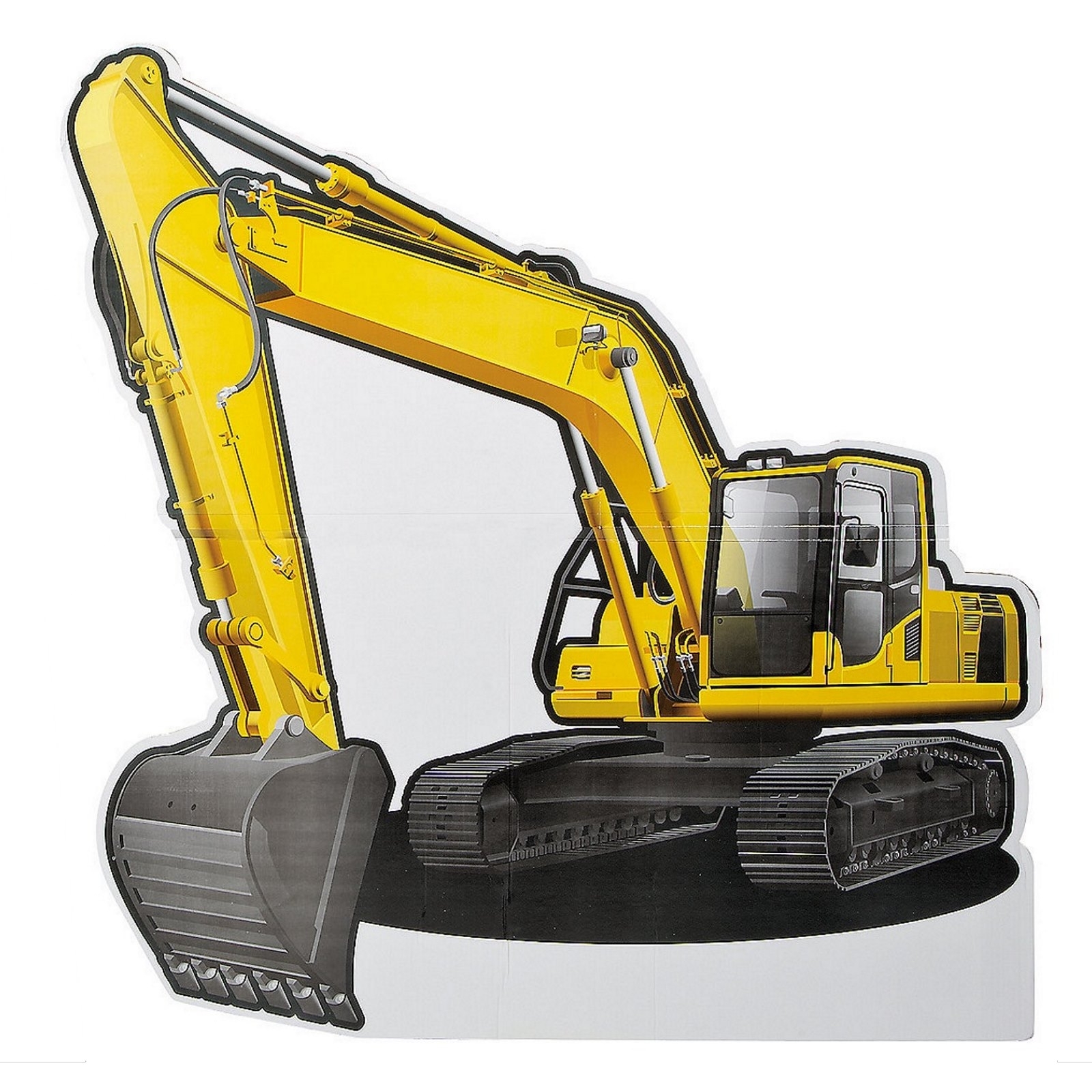 Construction Excavator Stand Up Photo Prop