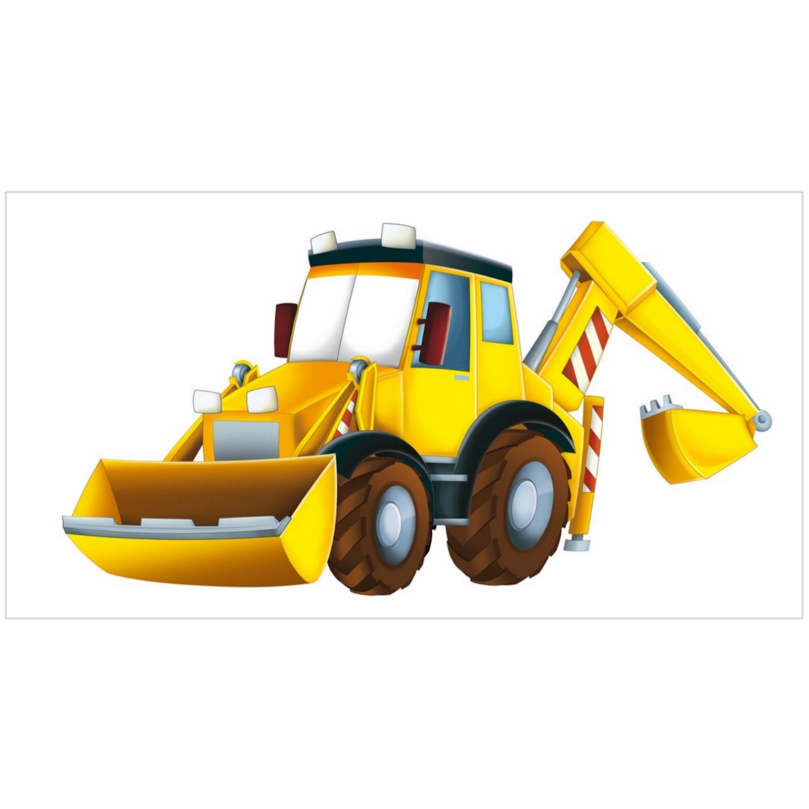 Construction Truck Large Fabric Wall Backdrop