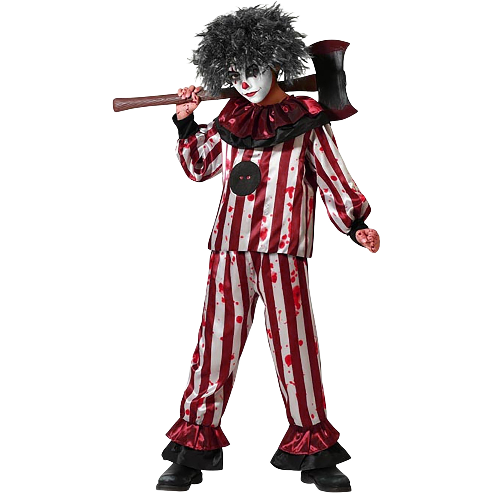 Kids Bloody Terror Clown Costume 