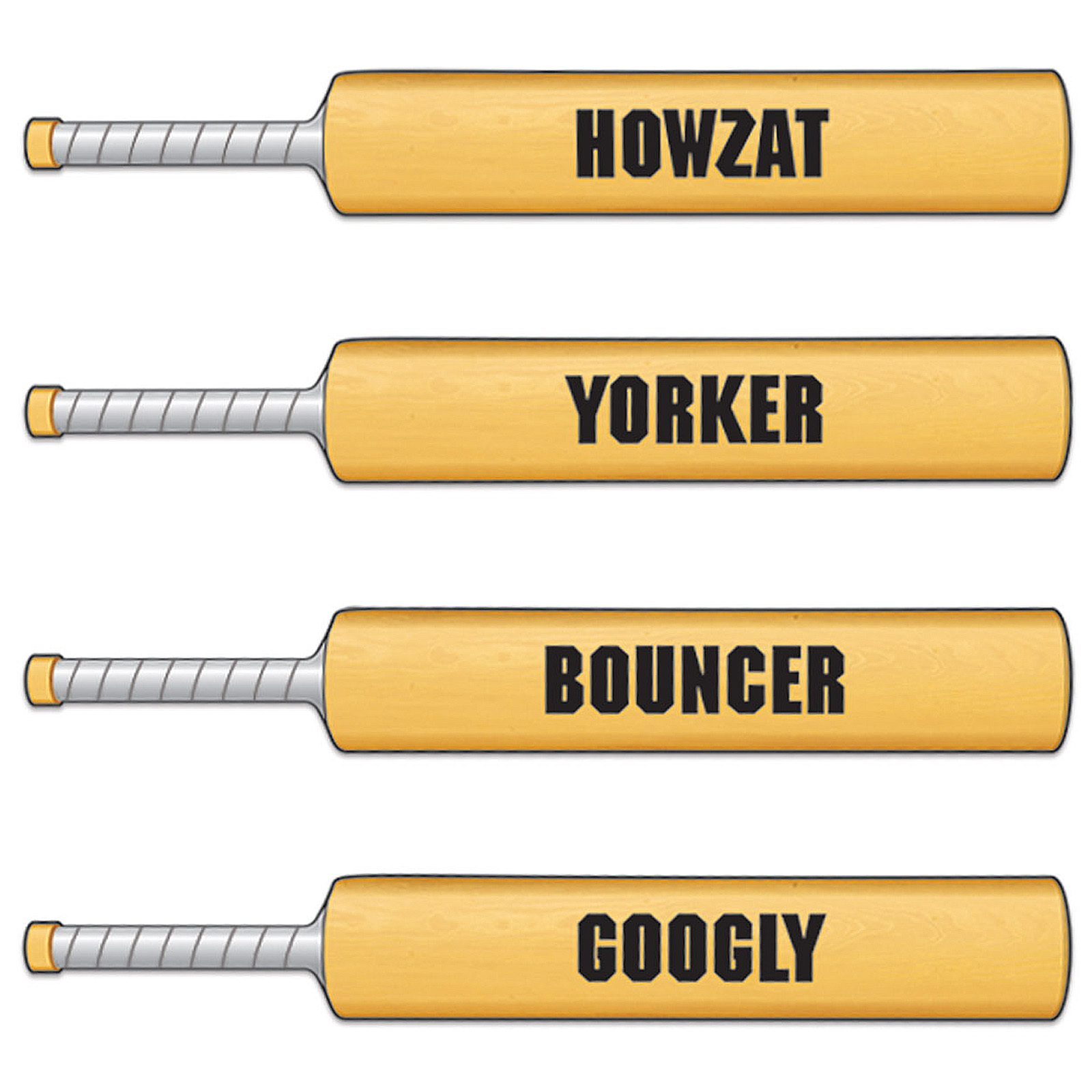 Cricket Bat Phrase Signs