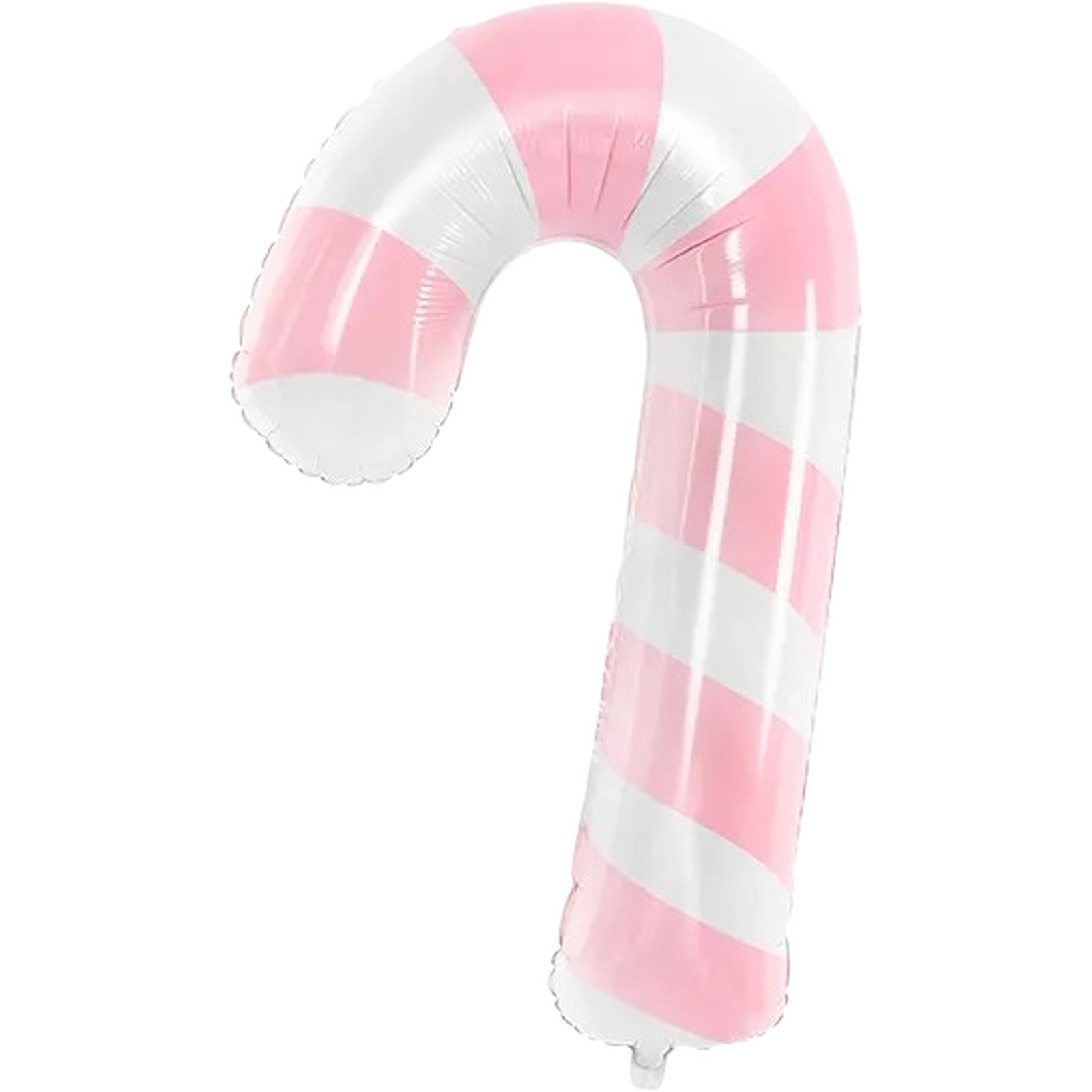 Pink and White Candy Cane Supershape Helium Balloon 82cm