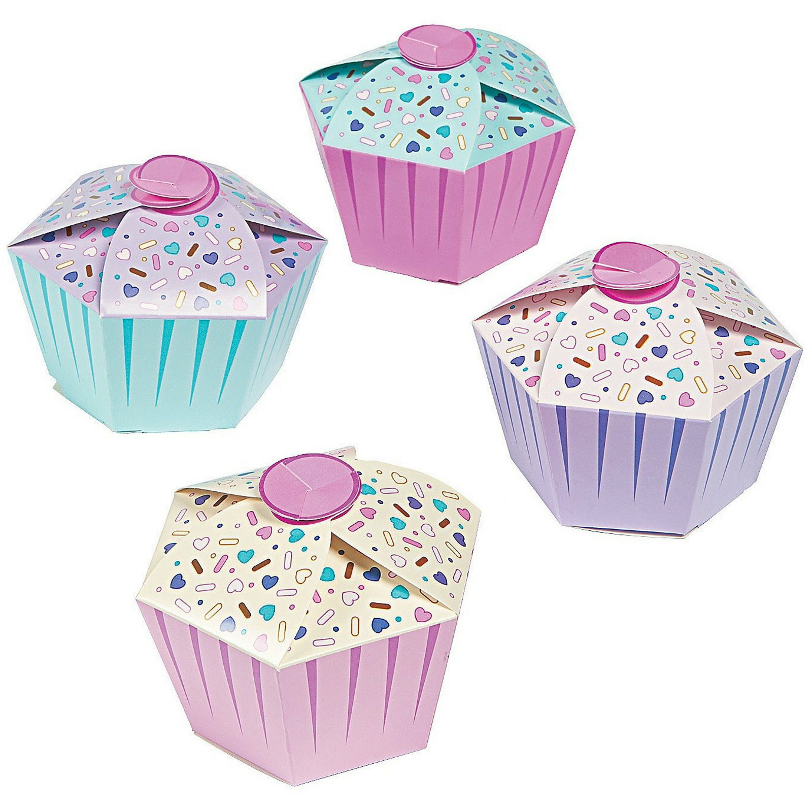 Cupcake Lolly/Treat Boxes (Pack of 12)
