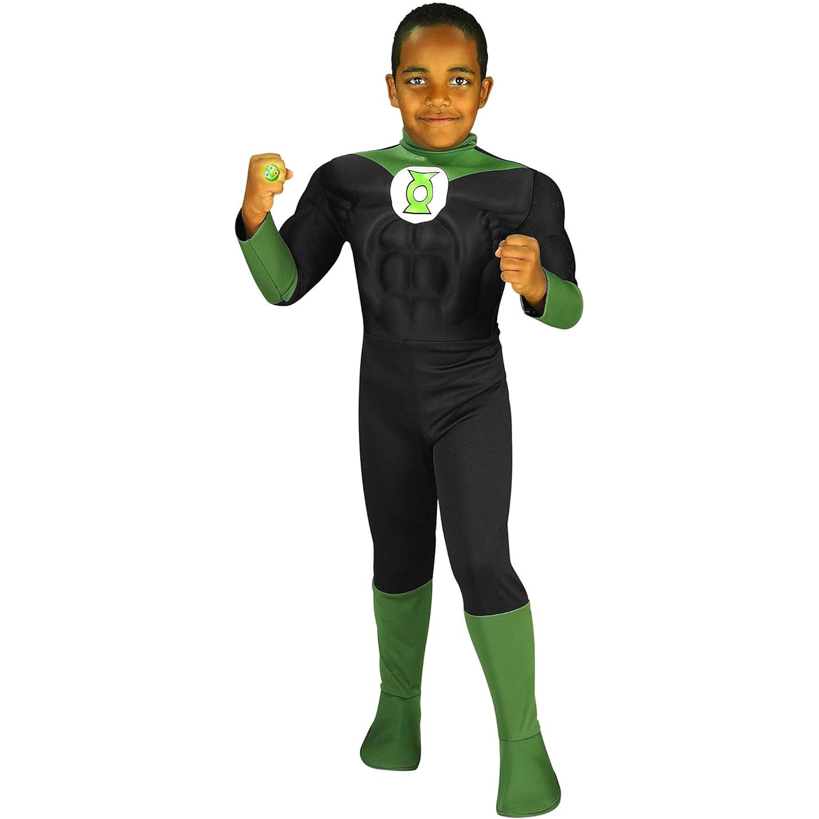Green Lantern Muscle Chest Child Costume