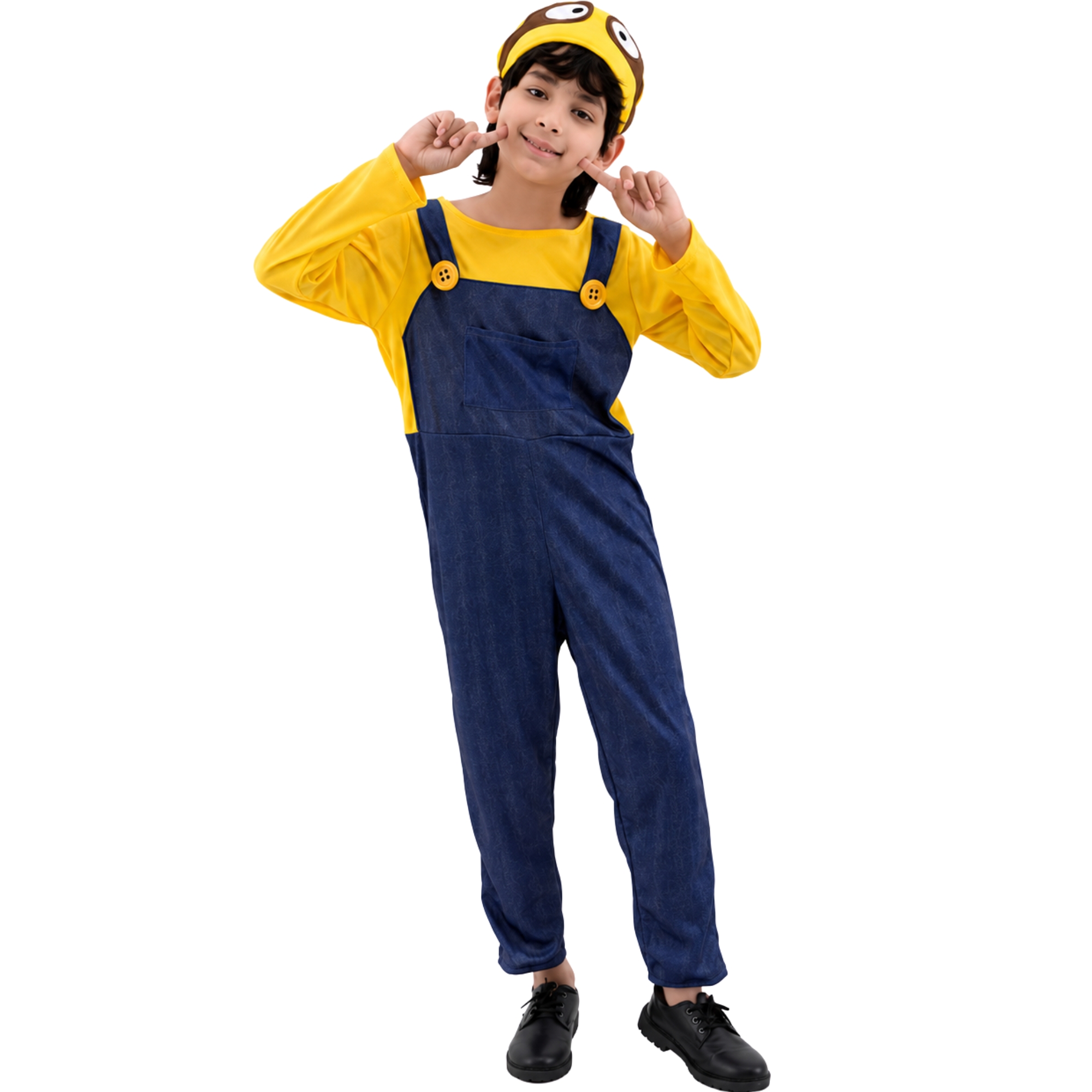 Yellow Worker Kids Costume