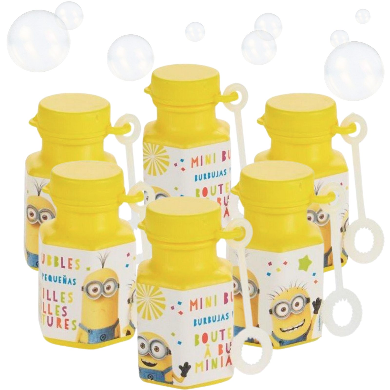 Despicable Me Minion Mini Bubble Bottles (Pack of 12)