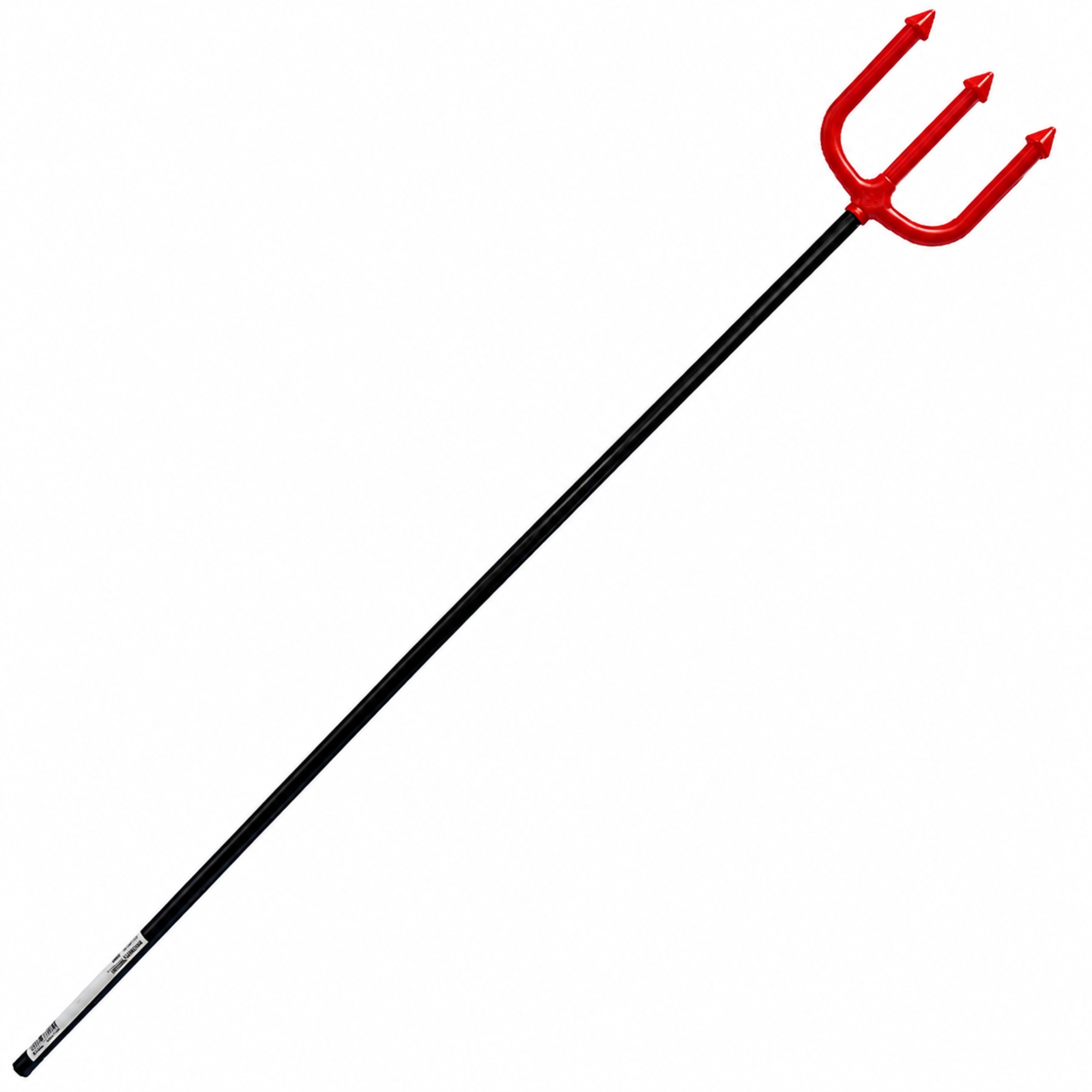 Red Plastic Devil Pitchfork Prop (92cm)