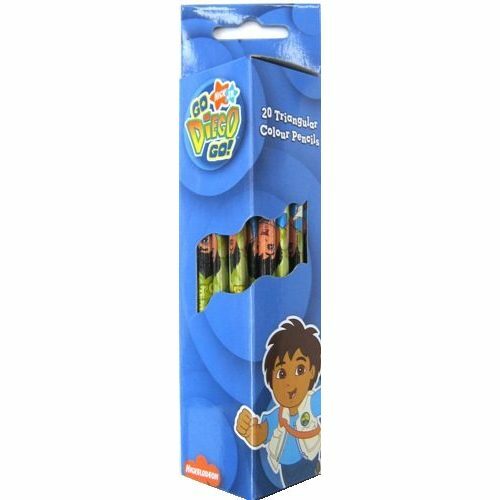 Go Diego Go Coloured Pencils (Pack of 20)