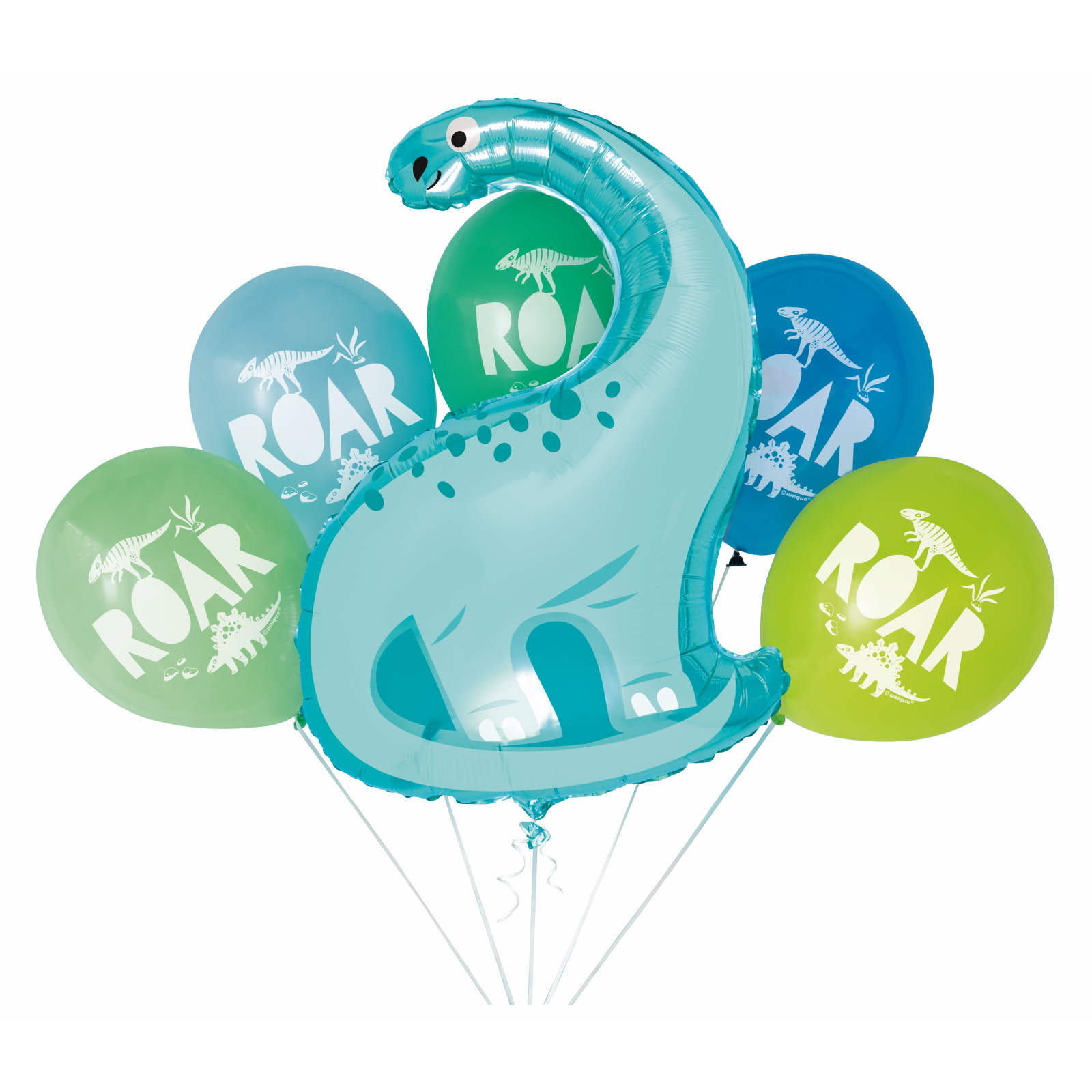 Dinosaur Foil Helium Balloon Bouquet
