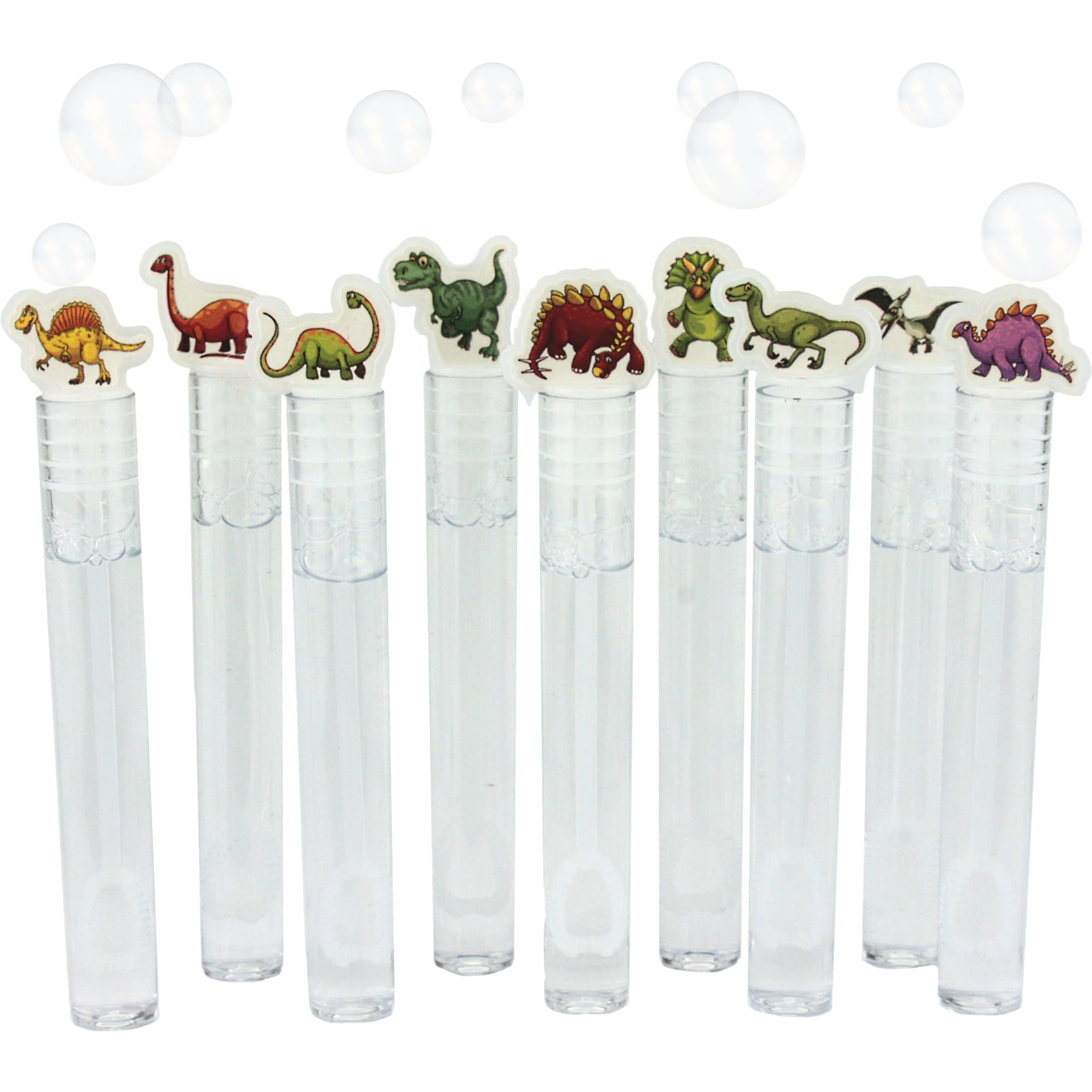 Mini Dinosaur Bubble Wands (Pack of 9)