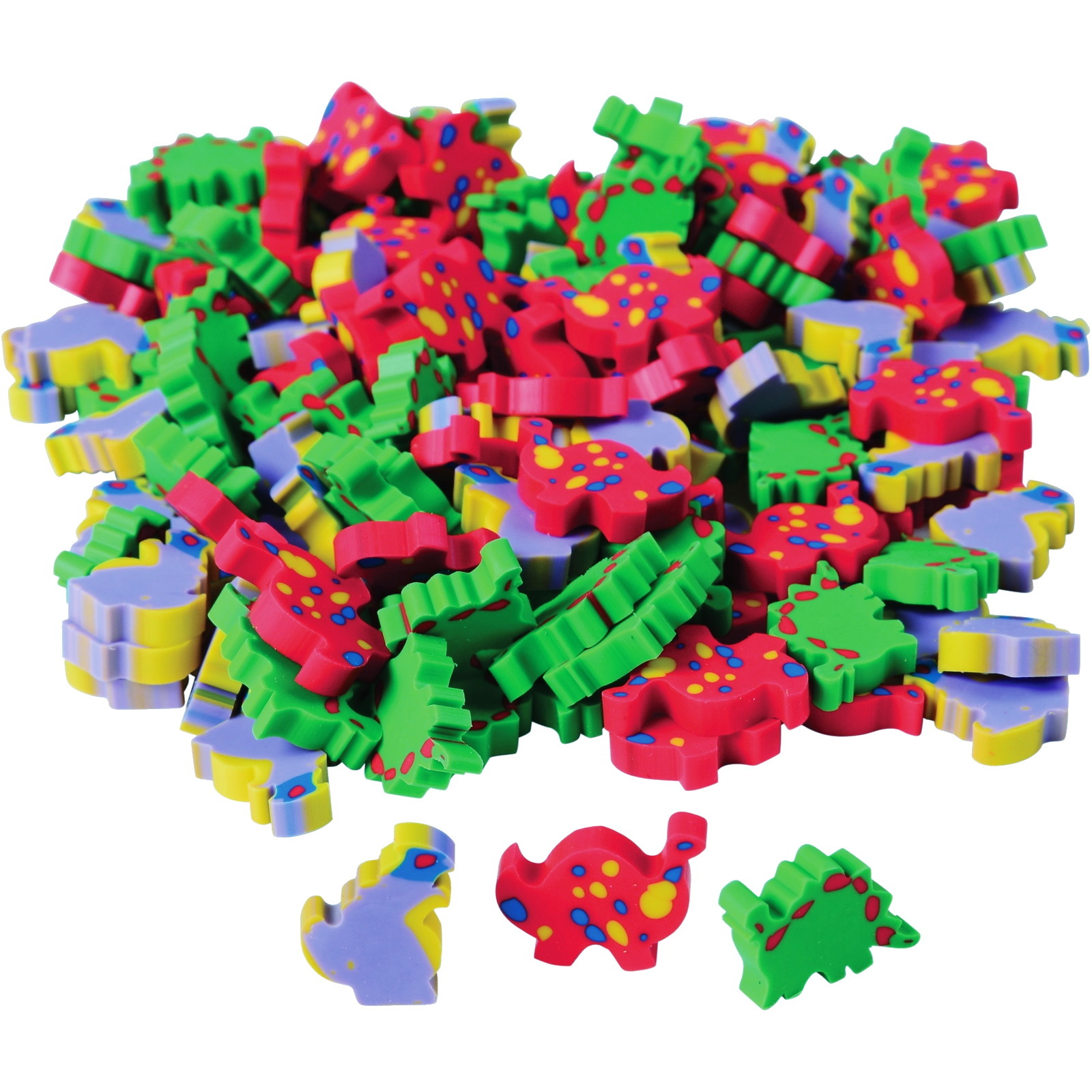 Mini Dinosaur Erasers (Pack of 144)