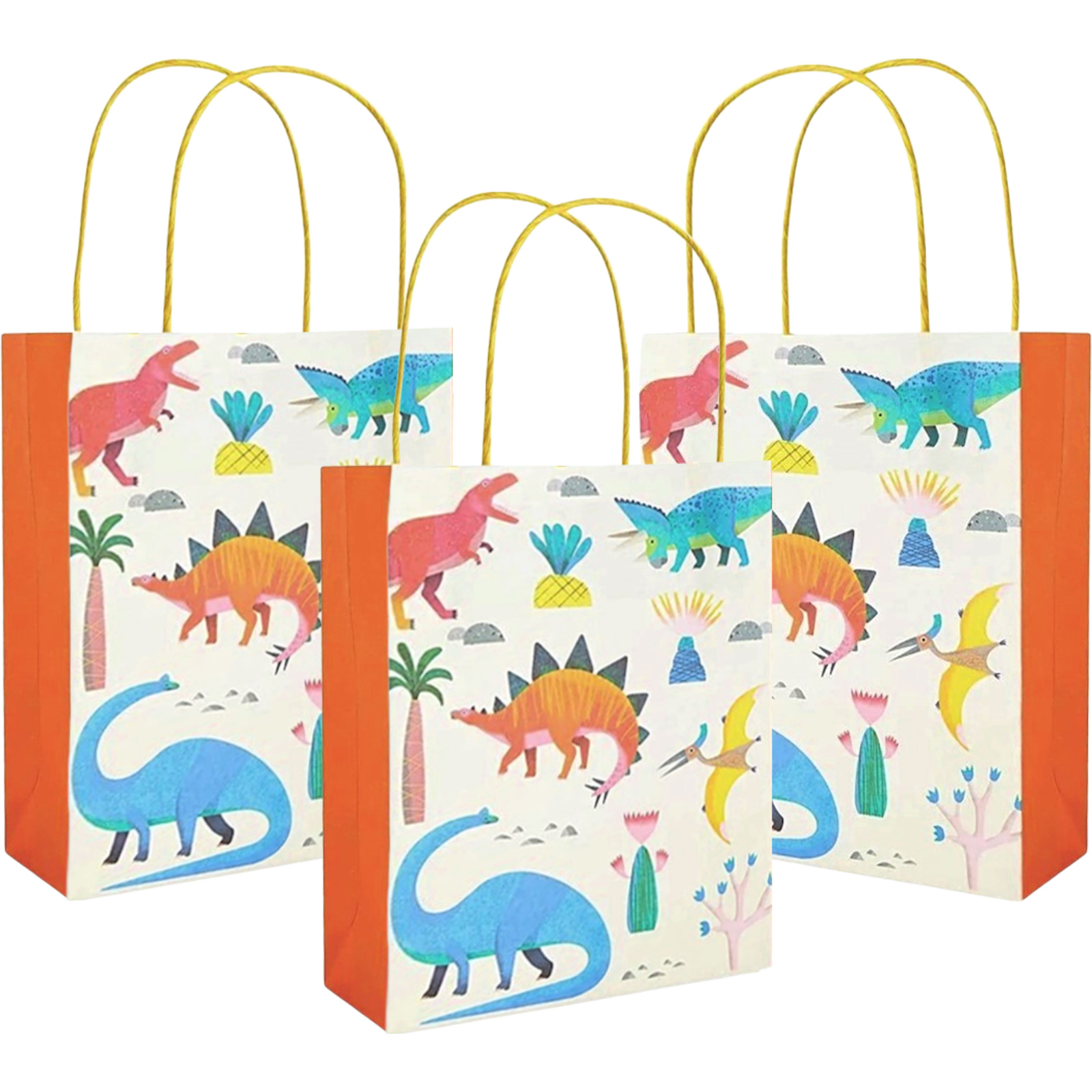 Talking Tables Party Dinosaur Paper Gift Bags (Pack of 8)  