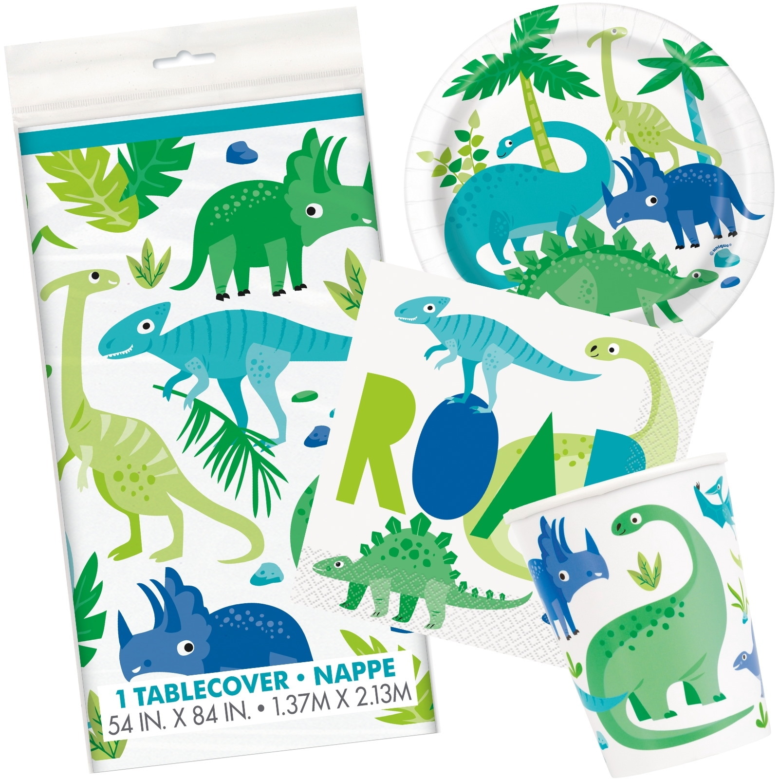 Dinosaur Roar Party Starter Set (For 8 Guests)