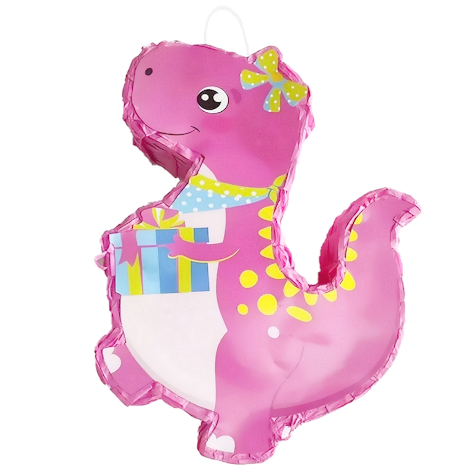 Pink Baby Brontosaurus Dinosaur Pinata