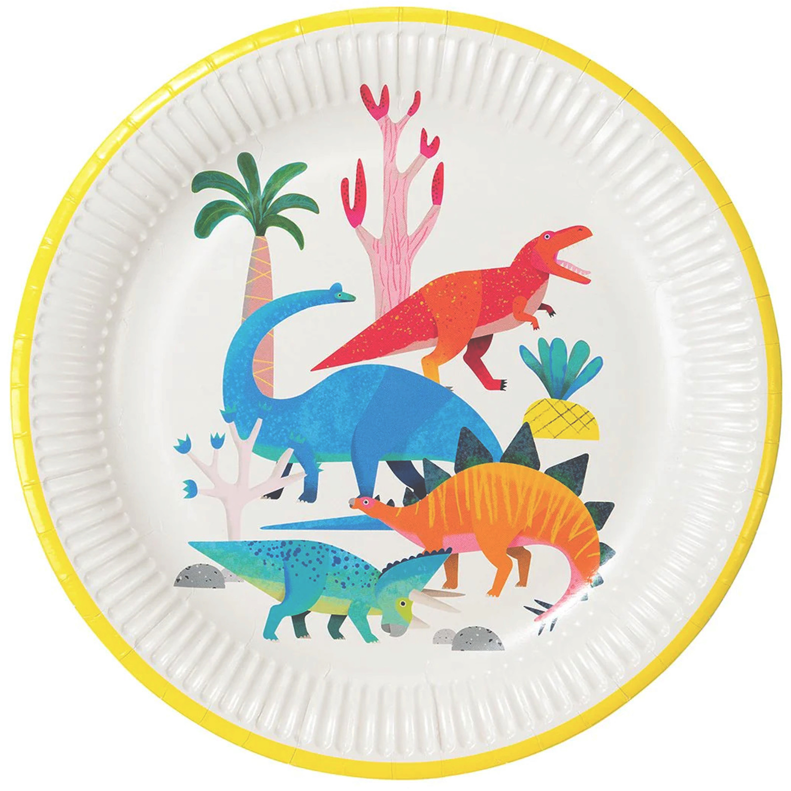 Talking Tables Party Dinosaur Large Paper Plates (Pack of 12) 