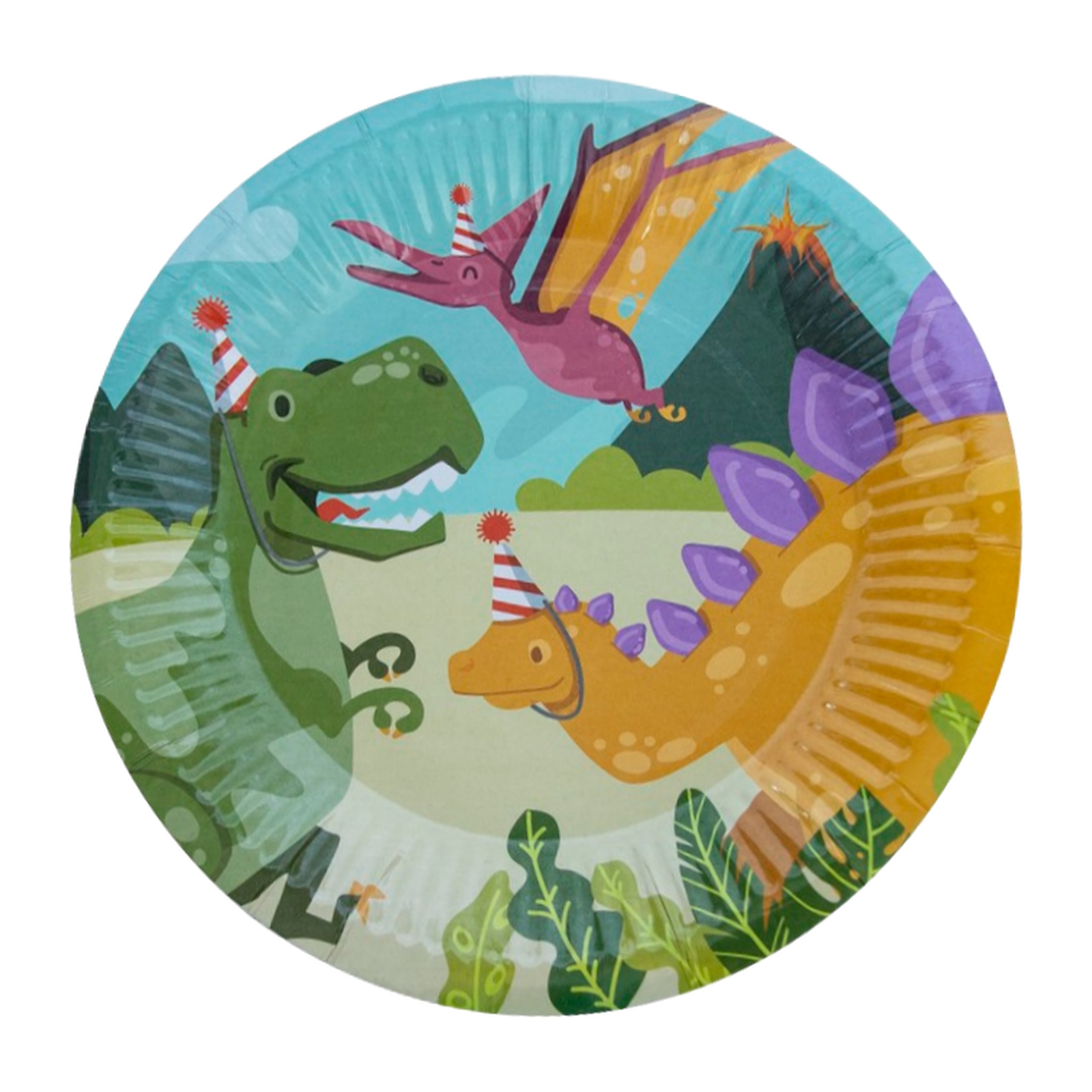 Dino Party Small Paper Plates (Pack of 6)