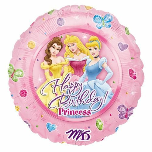 Disney Princess Happy Birthday Helium Balloon